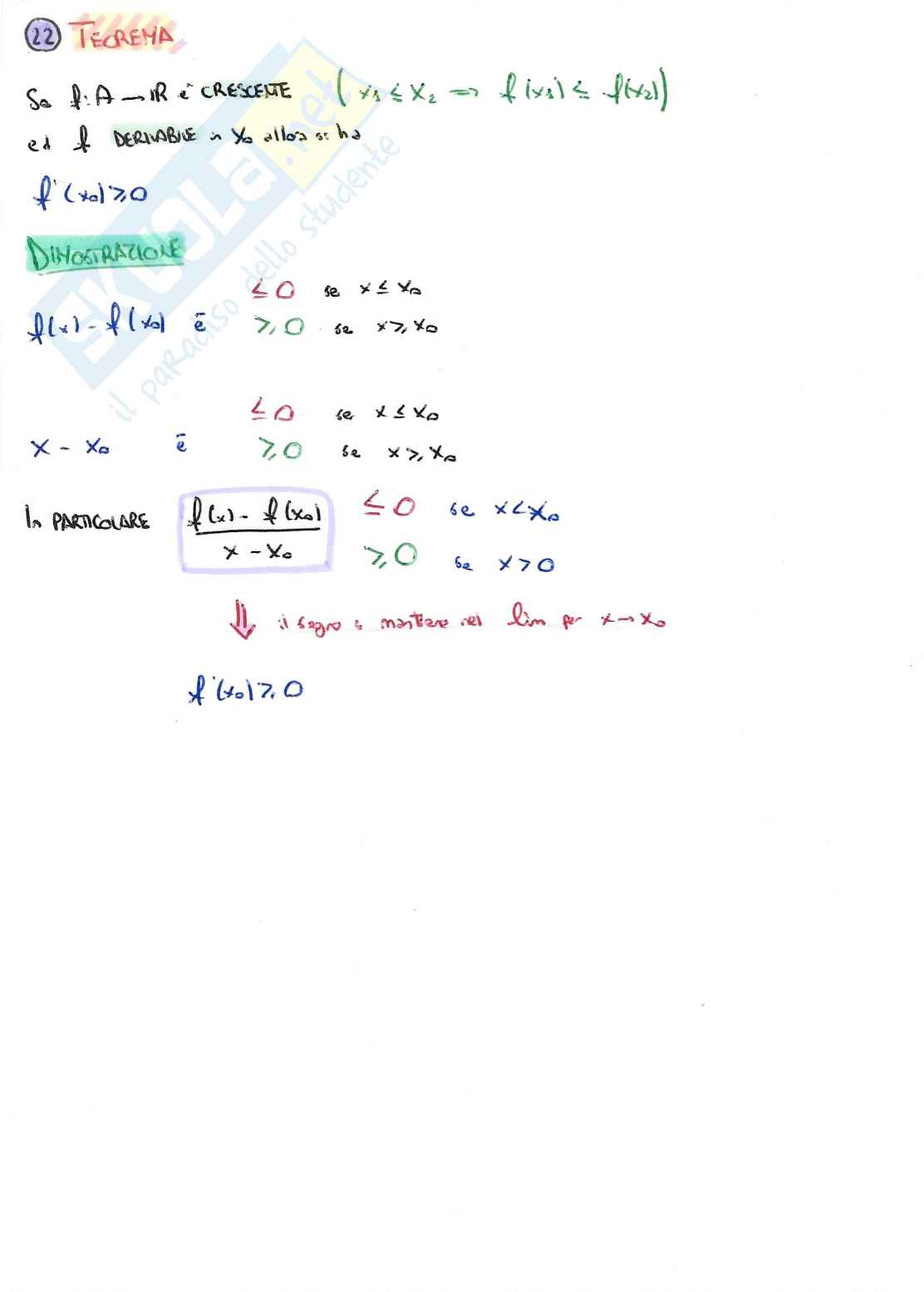 Tutte le dimostrazioni di Analisi 1  Pag. 21