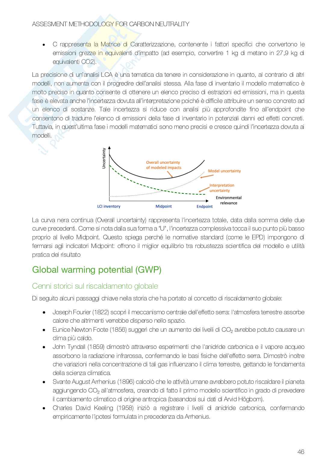 Assessment methodology for carbon neutrality - Appunti in italiano Pag. 46