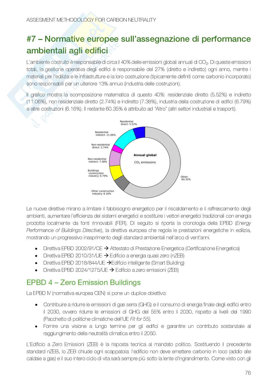 Assessment methodology for carbon neutrality - Appunti in italiano Pag. 76
