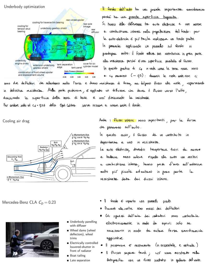 Appunti Aerodinamica e gestione termica del veicolo  Pag. 16