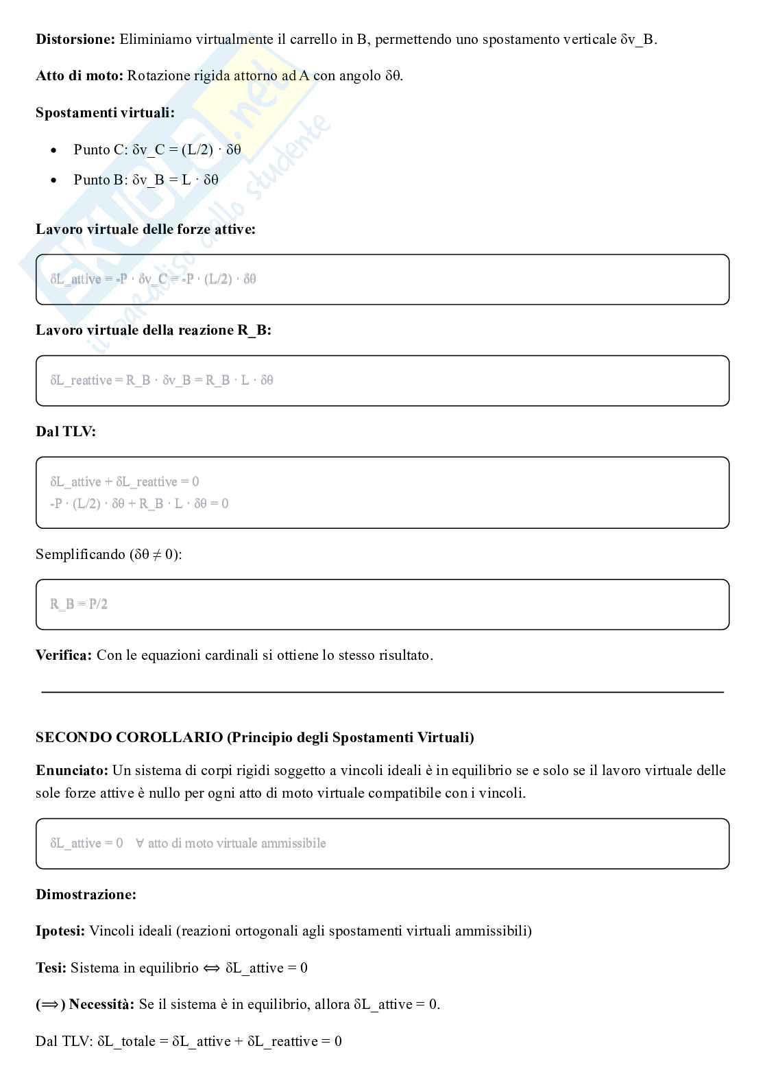 Tutte le domande teoriche di Statica – Risposte complete da esame, appunti di Statica Pag. 21