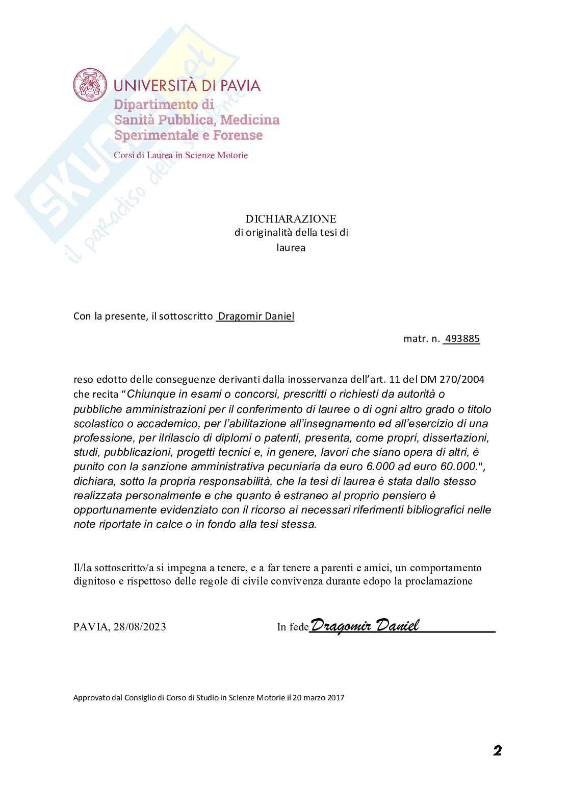 Ruolo del secretoma muscolare in condizioni fisiologiche e patologiche ​ Pag. 2