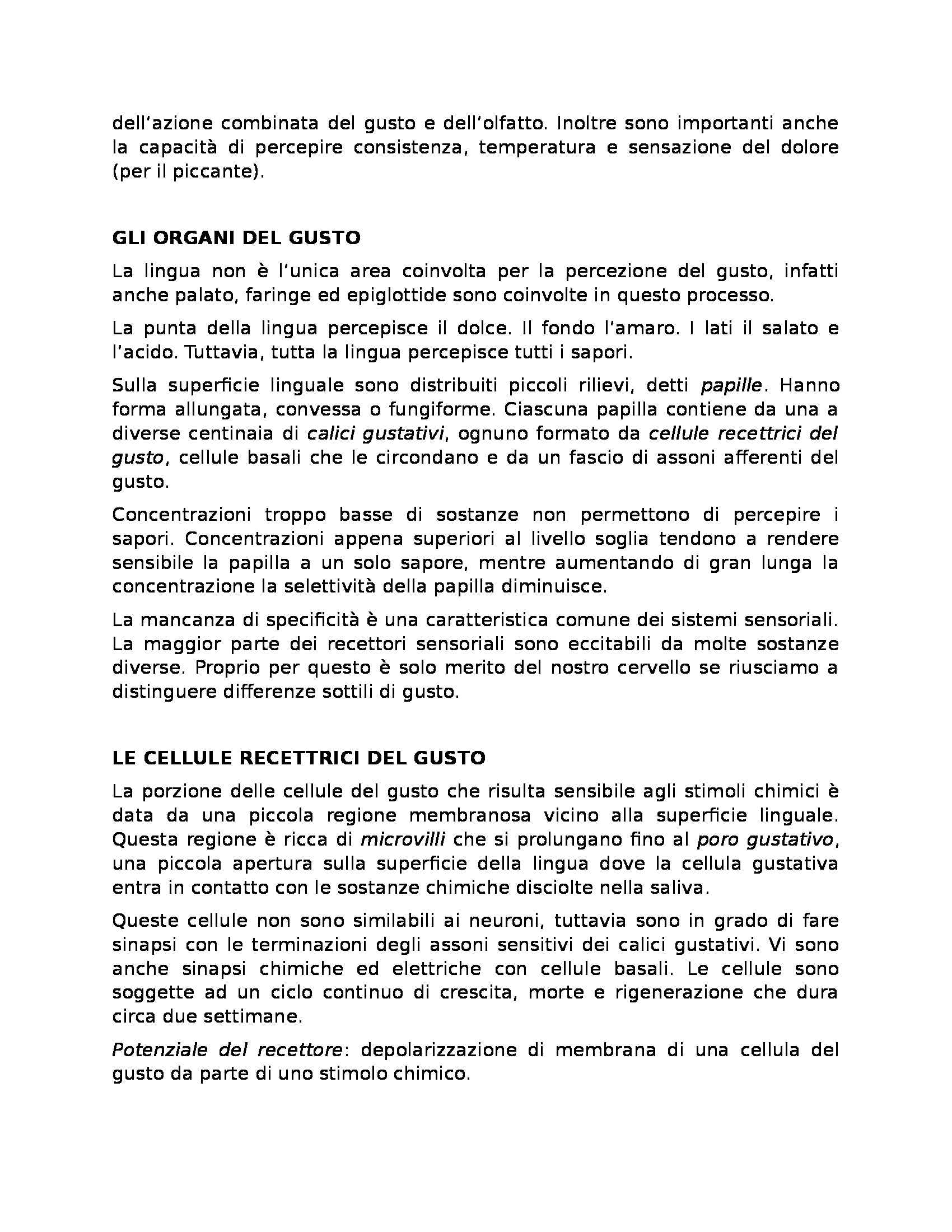 Riassunto esame Neuroscienze, prof. Paulesu, libro consigliato Neuroscienze. Esplorando il cervello, Bears, Connors, Paradiso Pag. 41