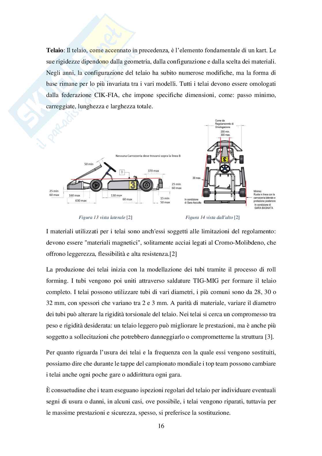 Studio ed ottimizzazione della geometria di un telaio da kart Pag. 16