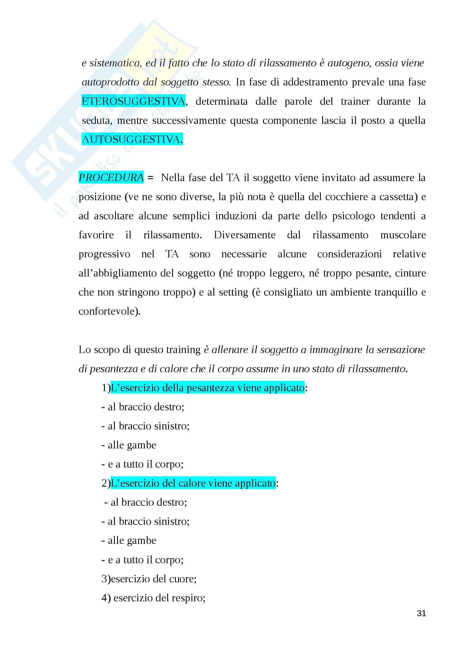 Riassunto esame interventi psicoeducativi del ciclo di vita, Prof. Cuzzocrea, libro consigliato Mente e comportamento Pag. 31
