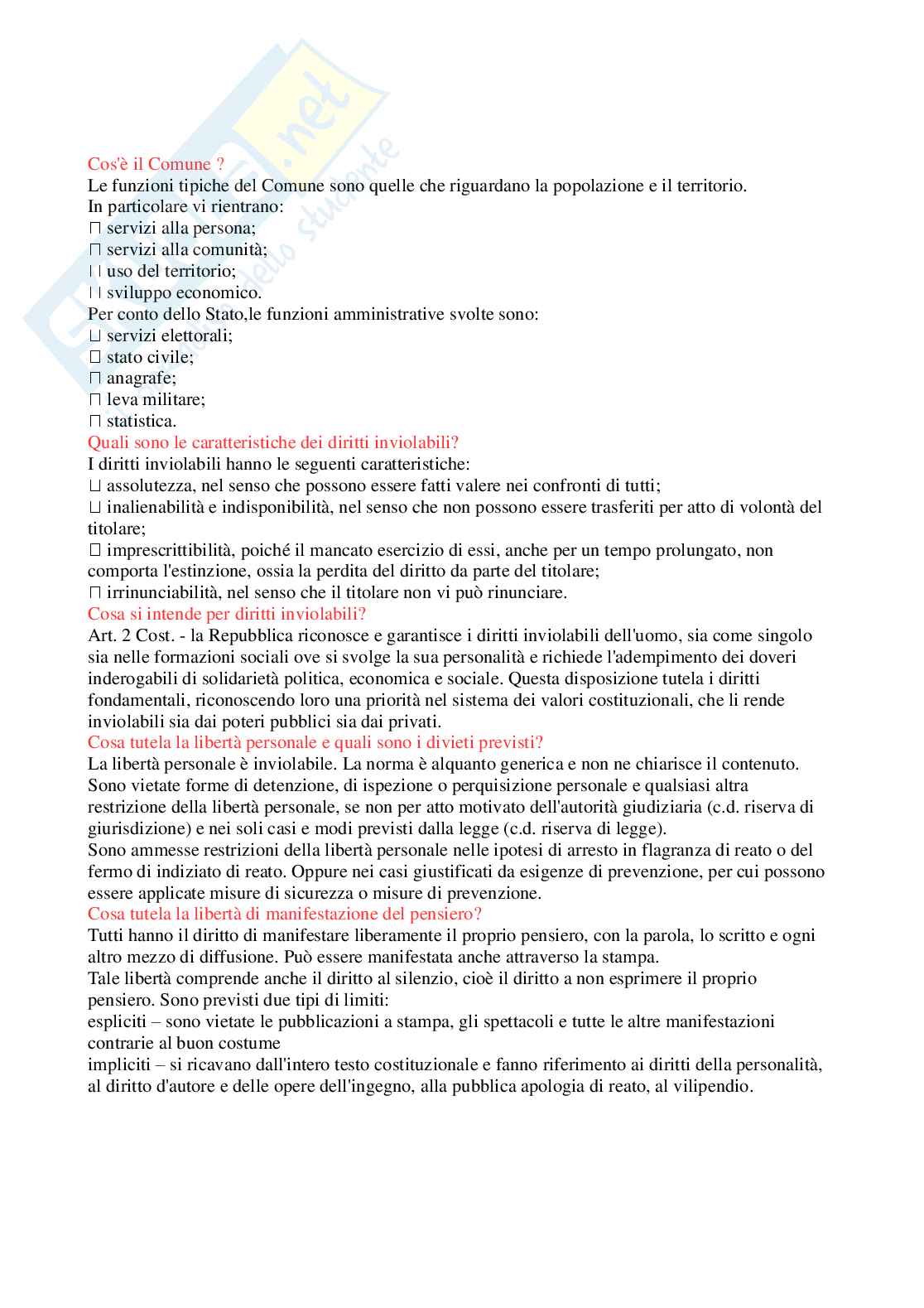 Paniere Diritto pubblico Pag. 31