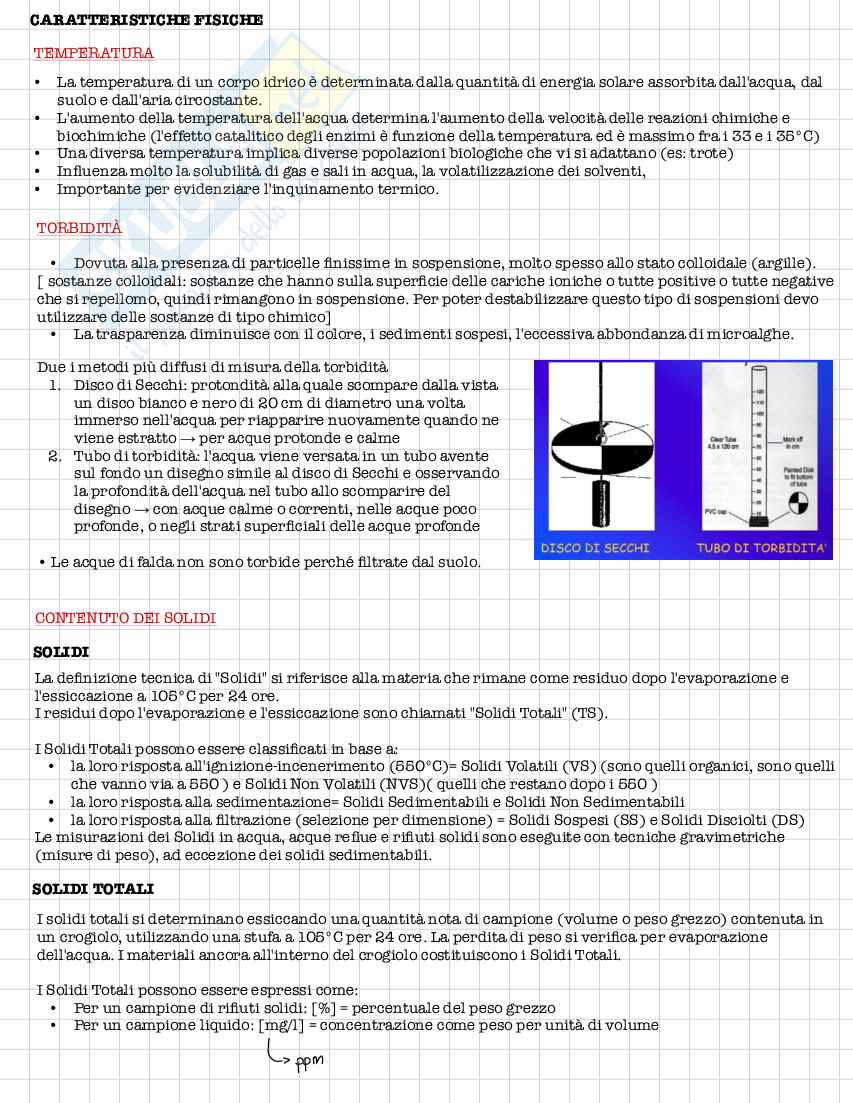 Appunti prima parte del corso di Ingegneria sanitaria ambientale  Pag. 16