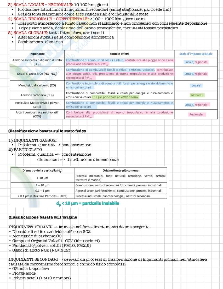 Appunti prima parte del corso di Ingegneria sanitaria ambientale  Pag. 46