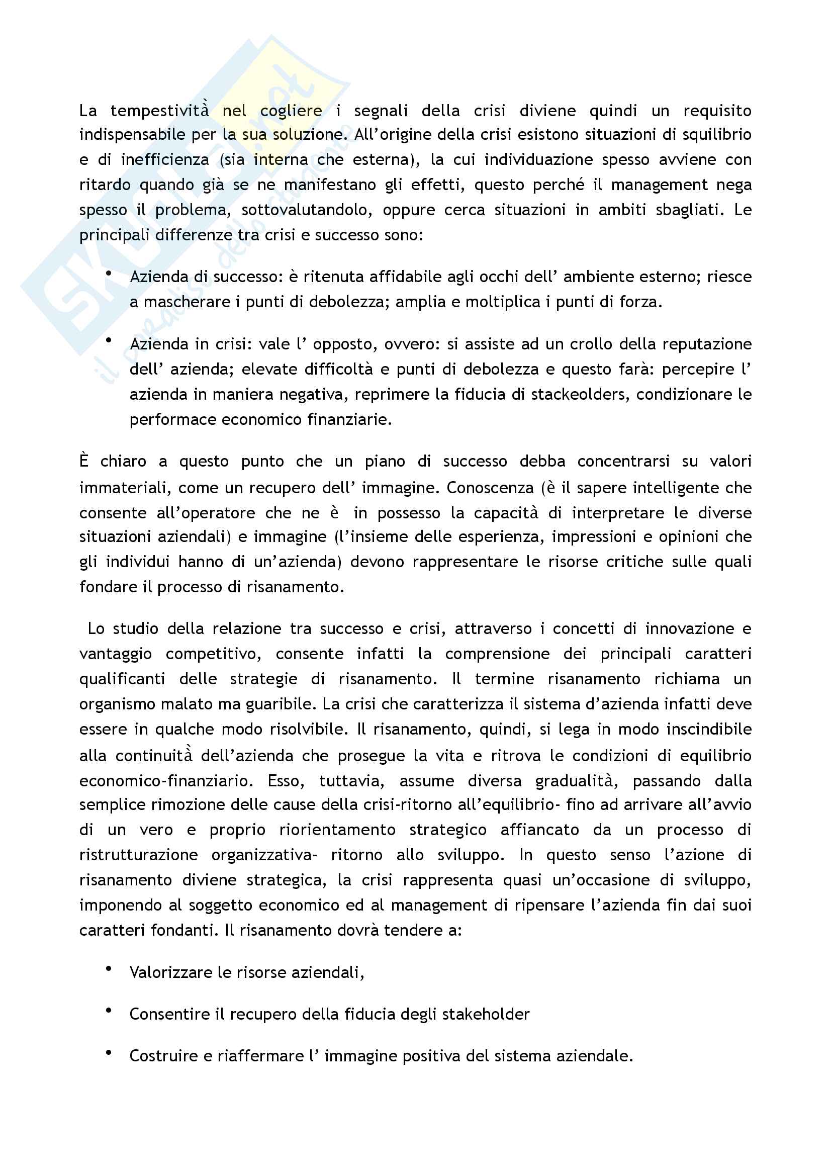 Strategie di risanamento Pag. 11