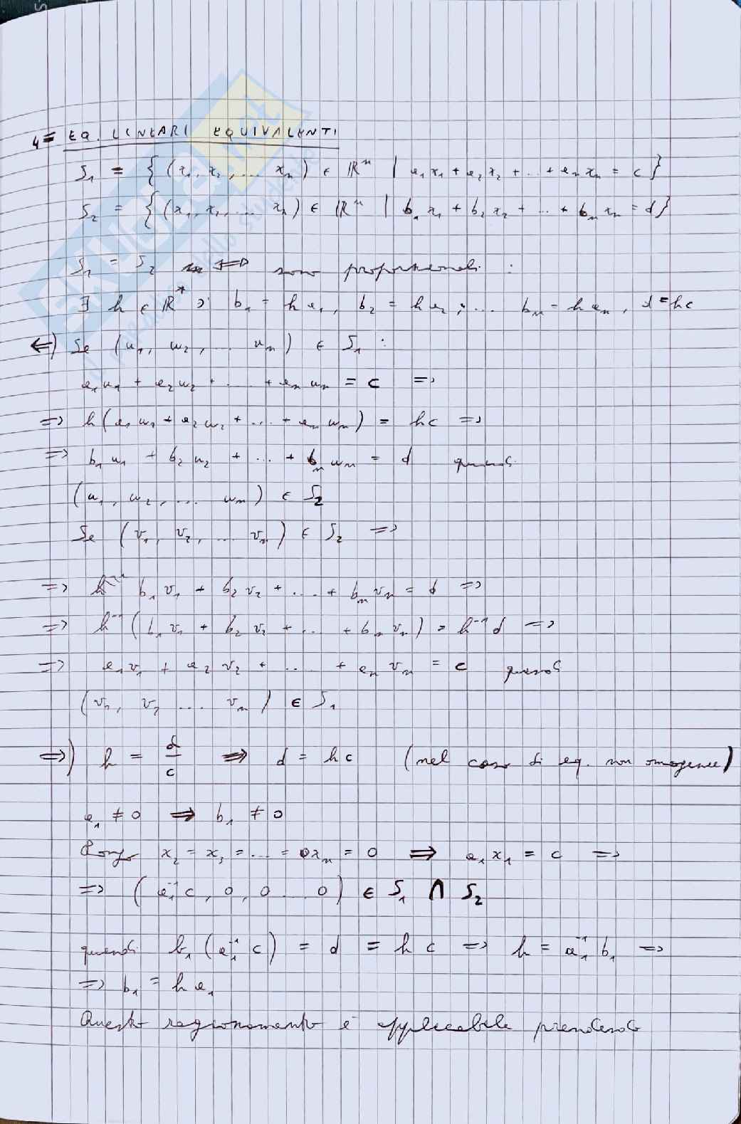 Teoria Geometria e algebra lineare [2/5] Pag. 6