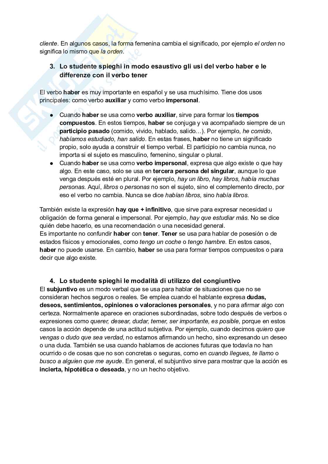 Lingua spagnola Pag. 2