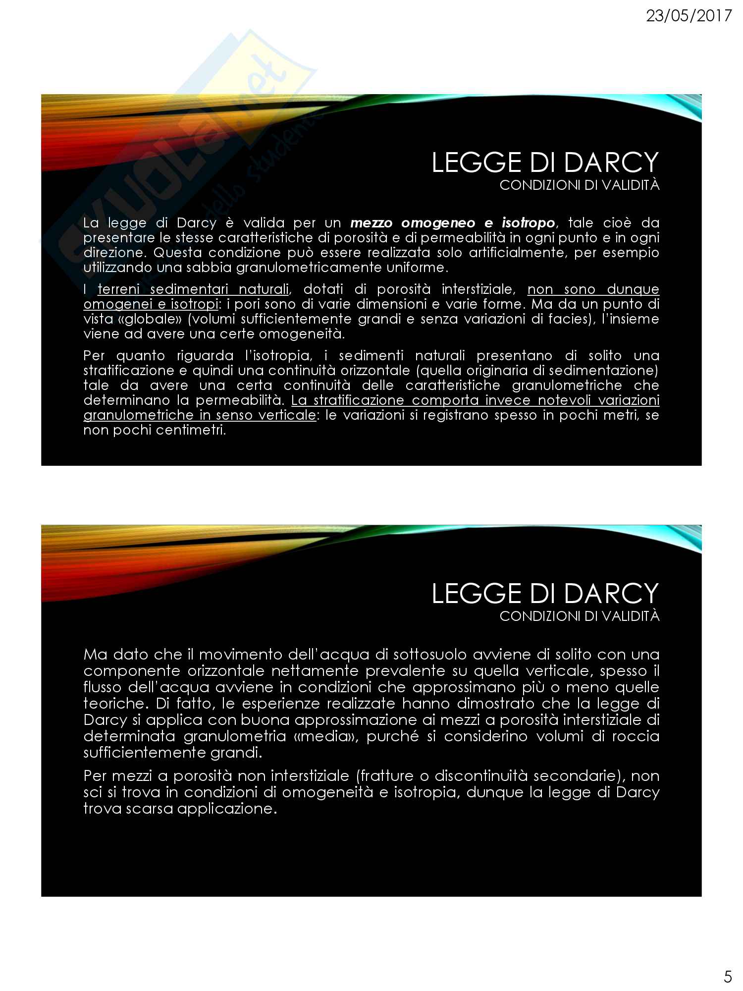 Permeabilità dei terreni porosi (pdf) Pag. 6