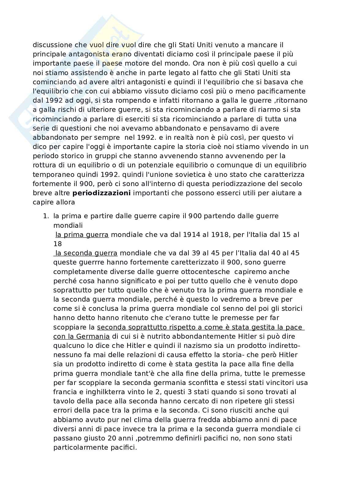 Storia contemporanea Pag. 2