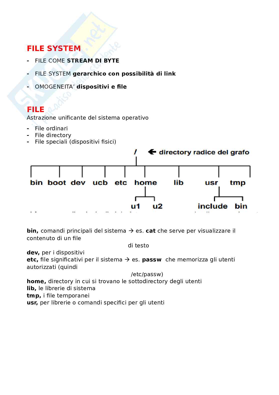 Appunti Sistema operativo UNIX Pag. 2