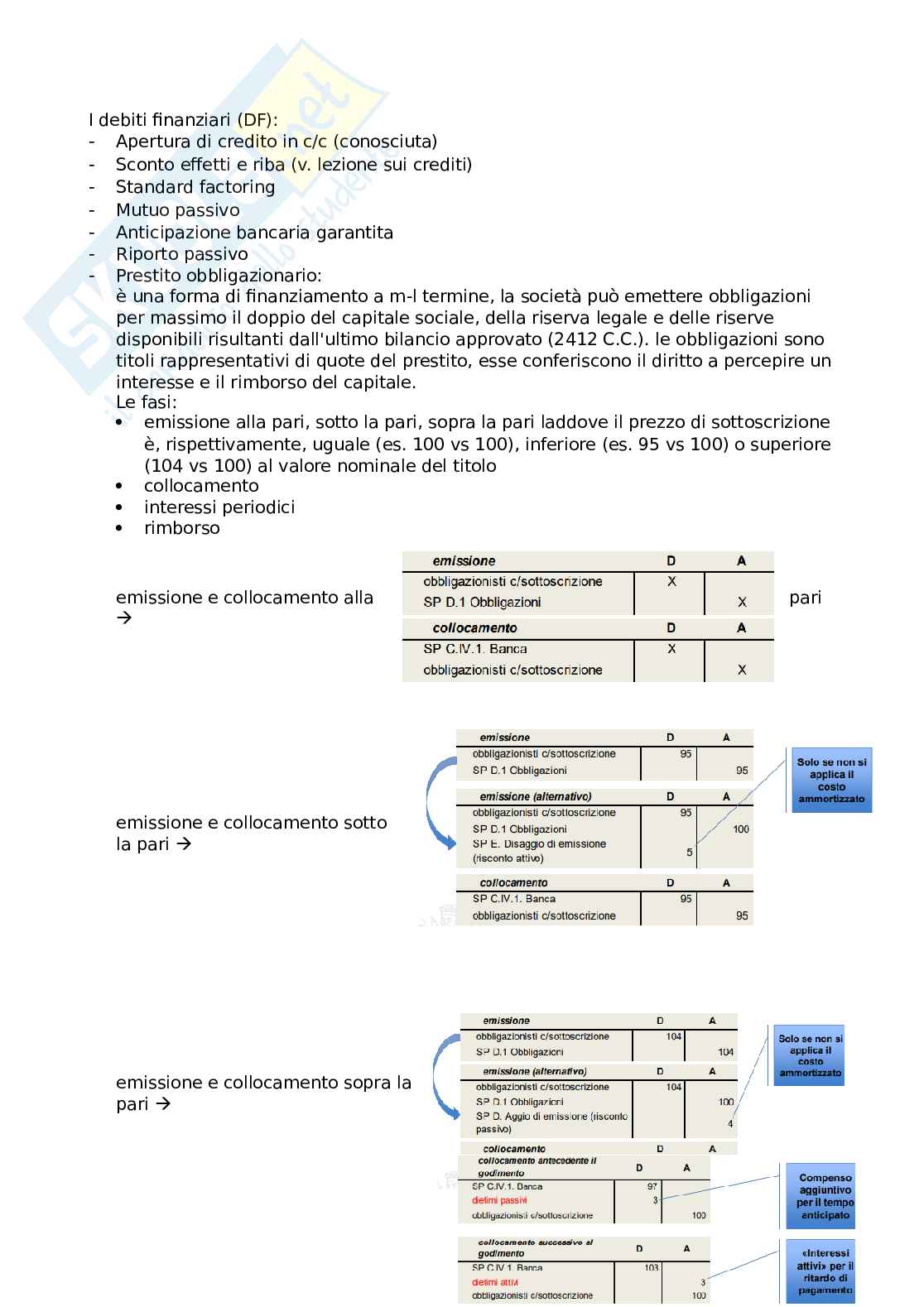 Riassunto esame Bilancio d'esercizio, Prof. Bagnoli Luca, libro consigliato Materiale esplicativo caricato sulla piattaforma di E-learning di Ateneo, Bagnoli Luca Pag. 61