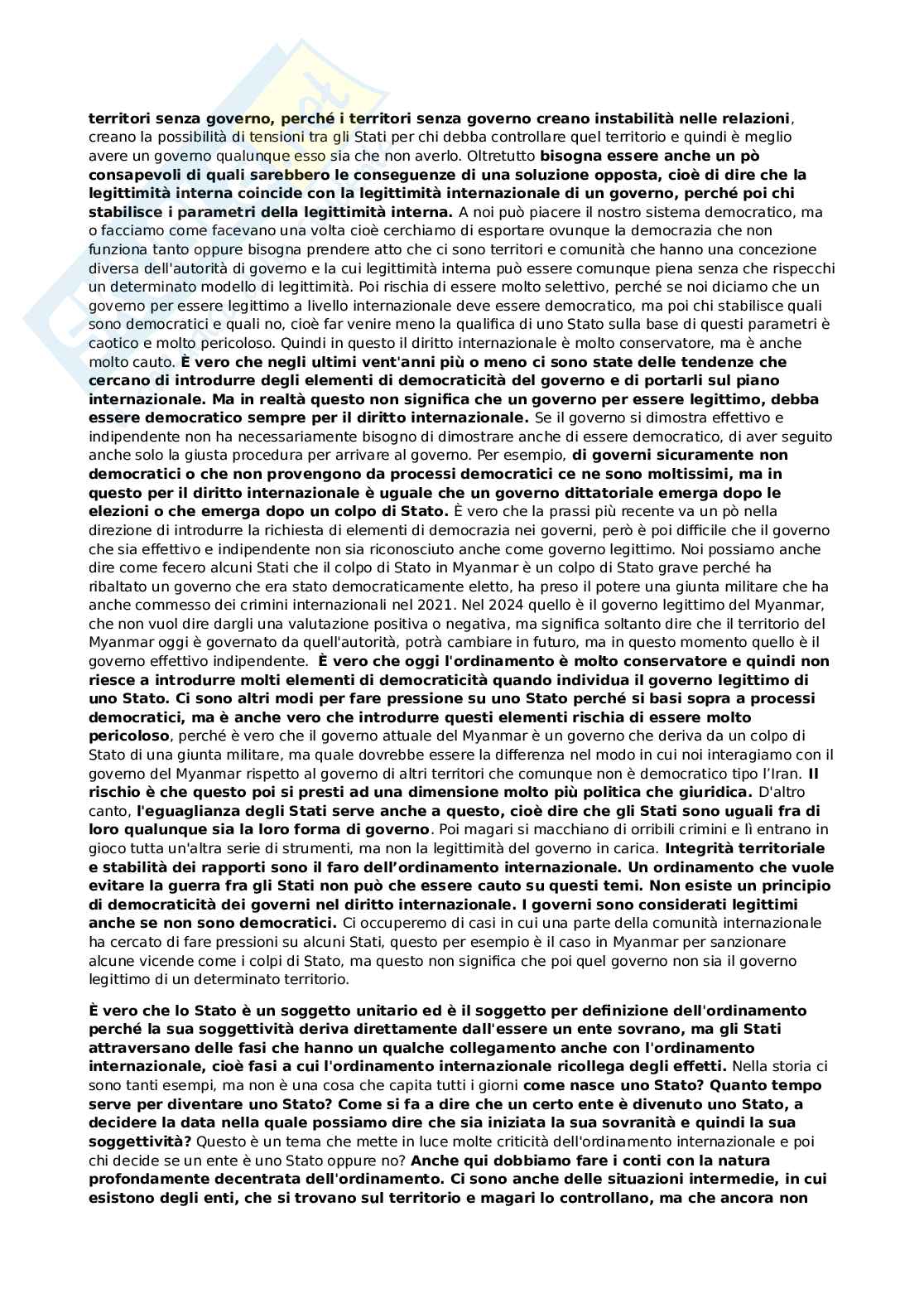Diritto internazionale  Pag. 16