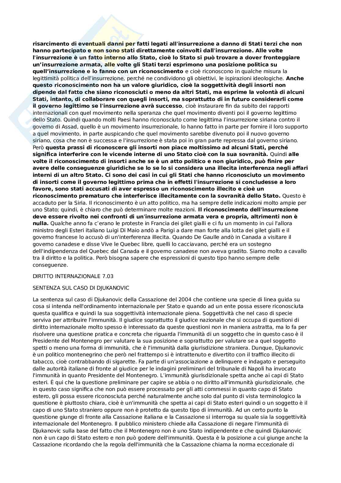 Diritto internazionale  Pag. 21