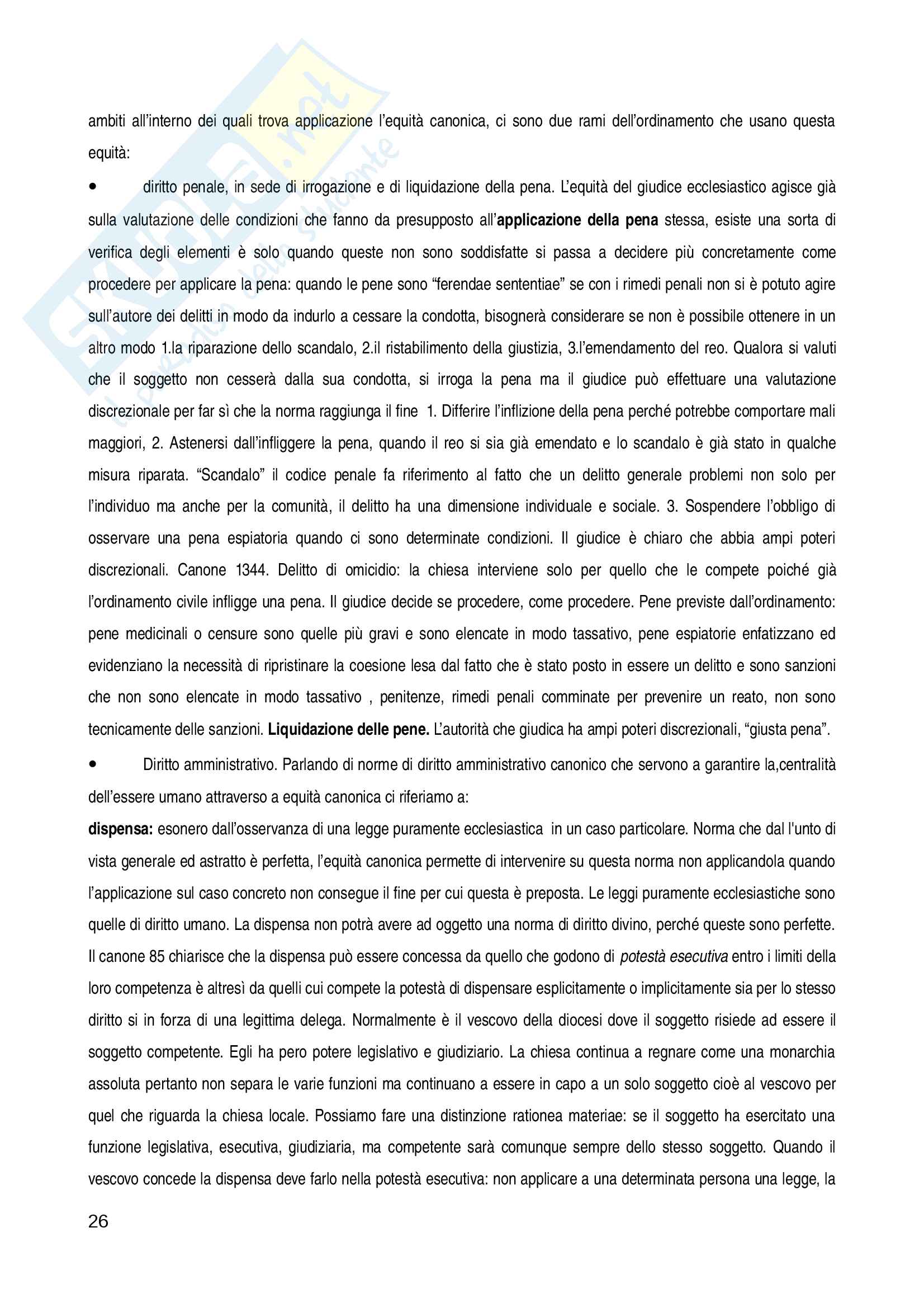 Appunti del corso di diritto canonico Pag. 26