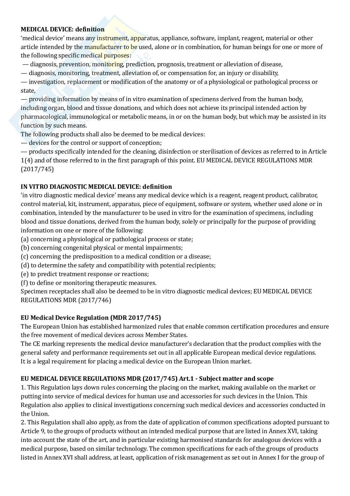 Clinical Engineering - slides riscritte con appunti Pag. 2