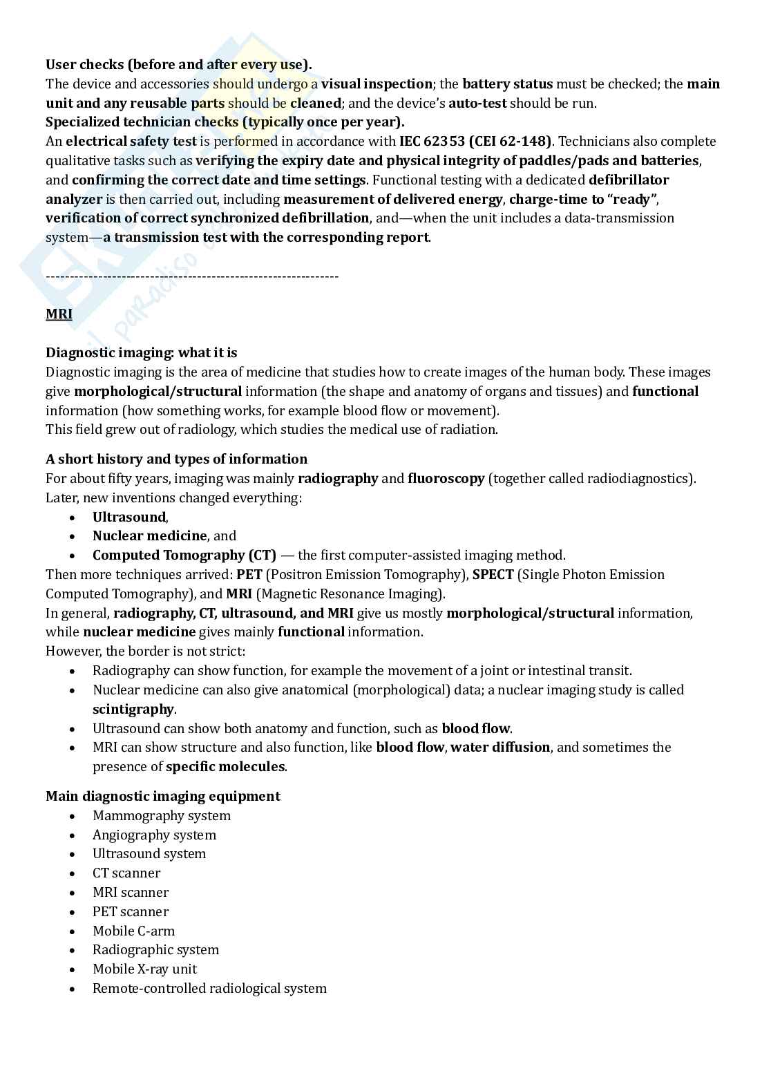 Clinical Engineering - slides riscritte con appunti Pag. 21