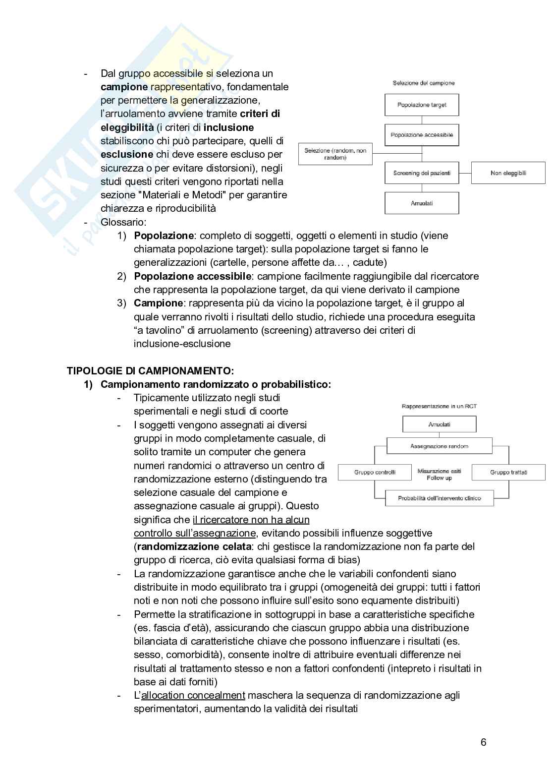Metodologia dell’Infermieristica e EBN  Pag. 6