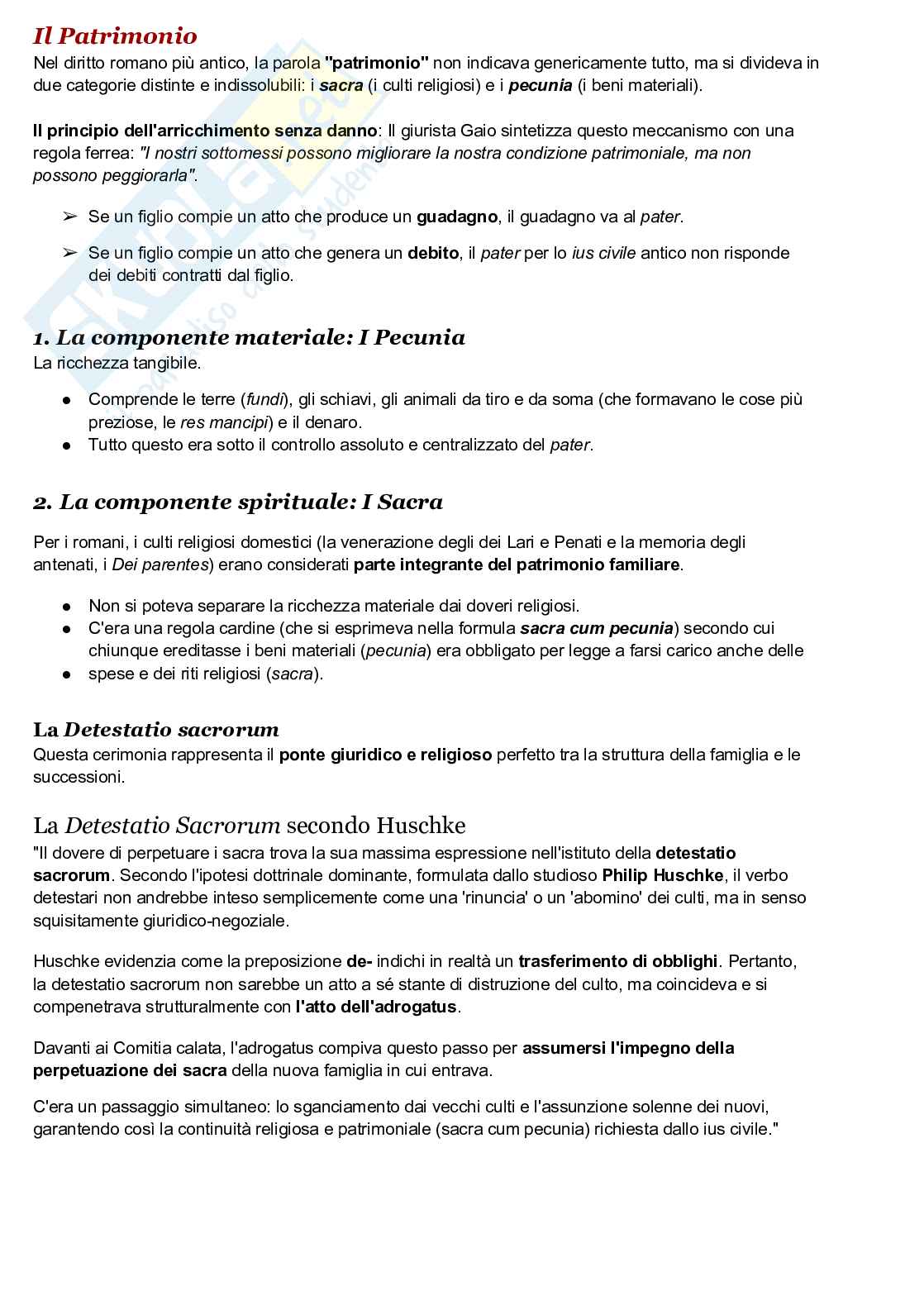 Riassunto esame Diritto romano, Prof. Marotta Valerio, libro consigliato Storia giuridica di Roma, Schiavone Pag. 16