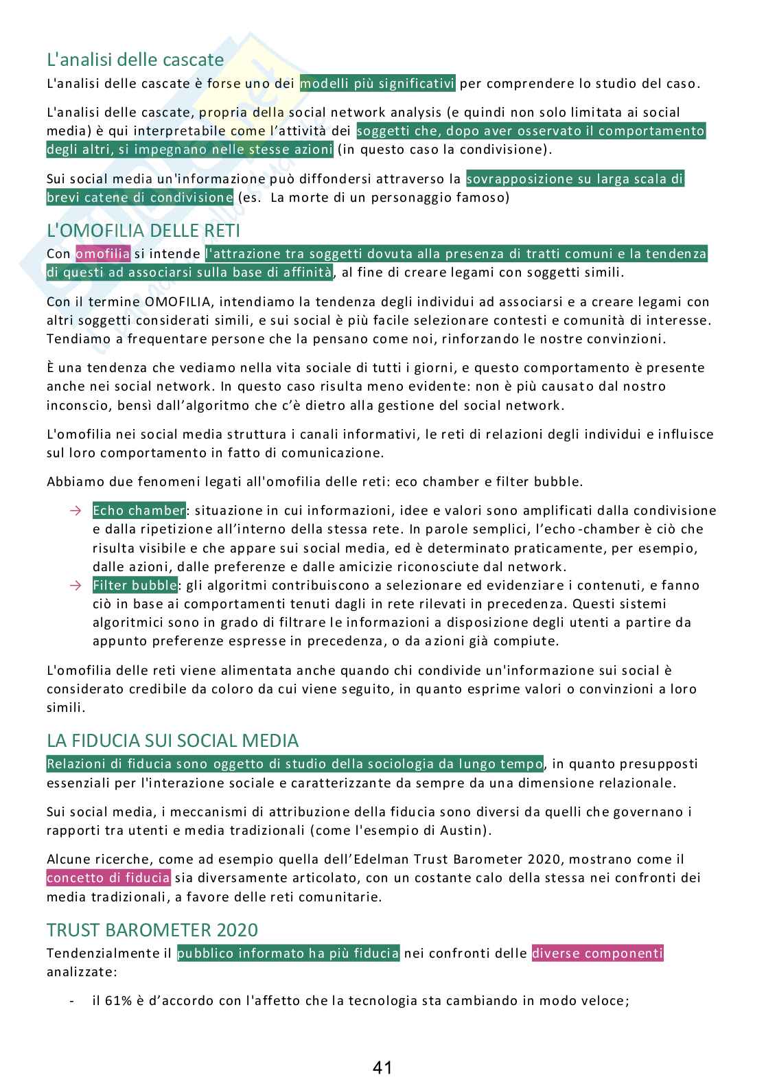Internet e social media studies Pag. 41
