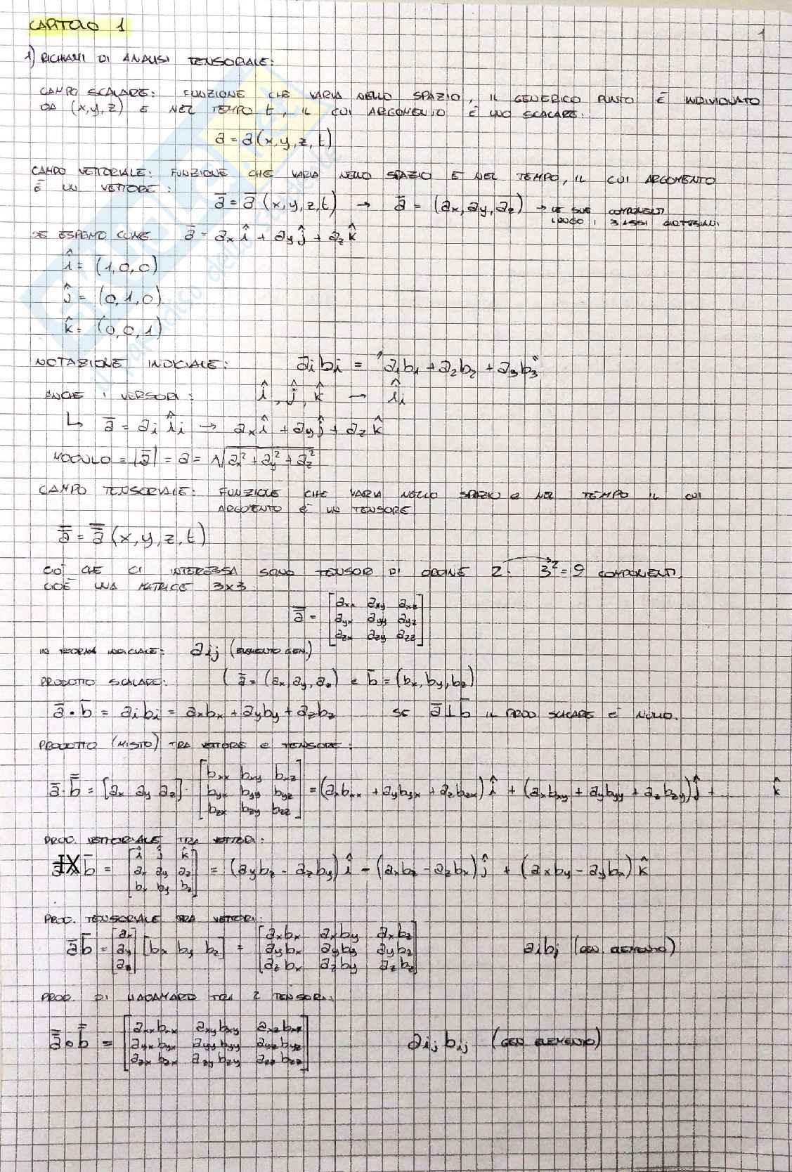 Appunti completi di Idraulica Pag. 1