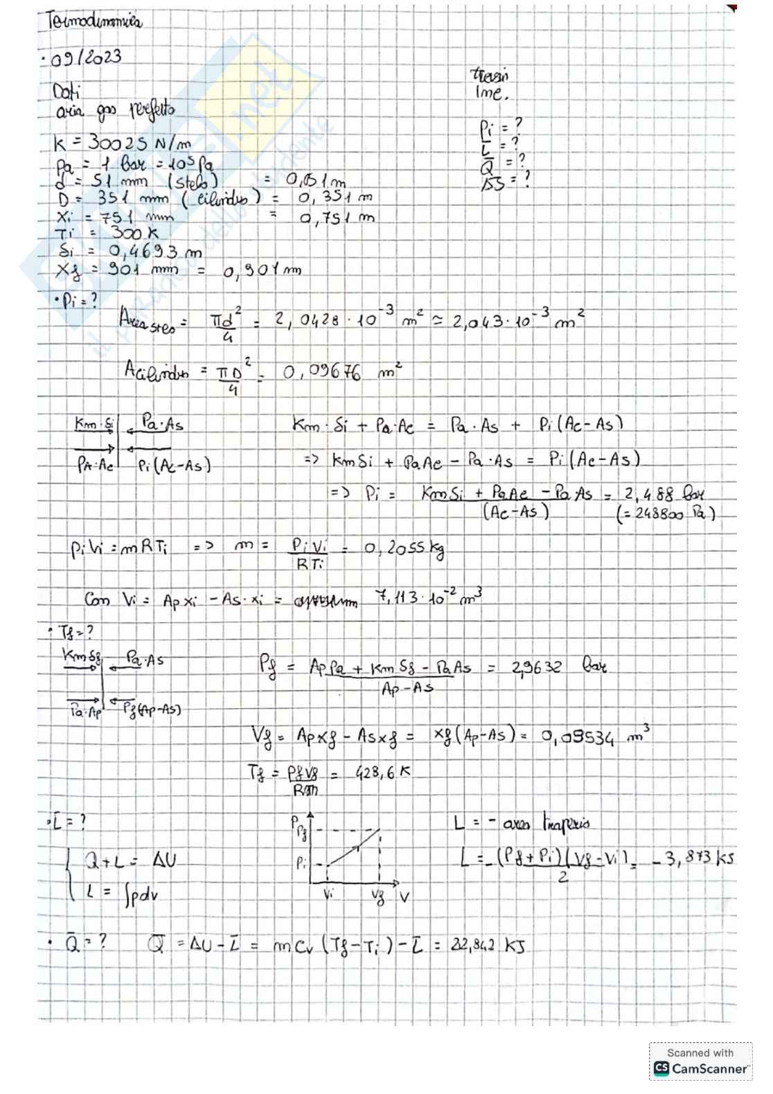 Raccolta completa esercizi Sistemi energetici e macchine a fluido I - Prima parte Pag. 1
