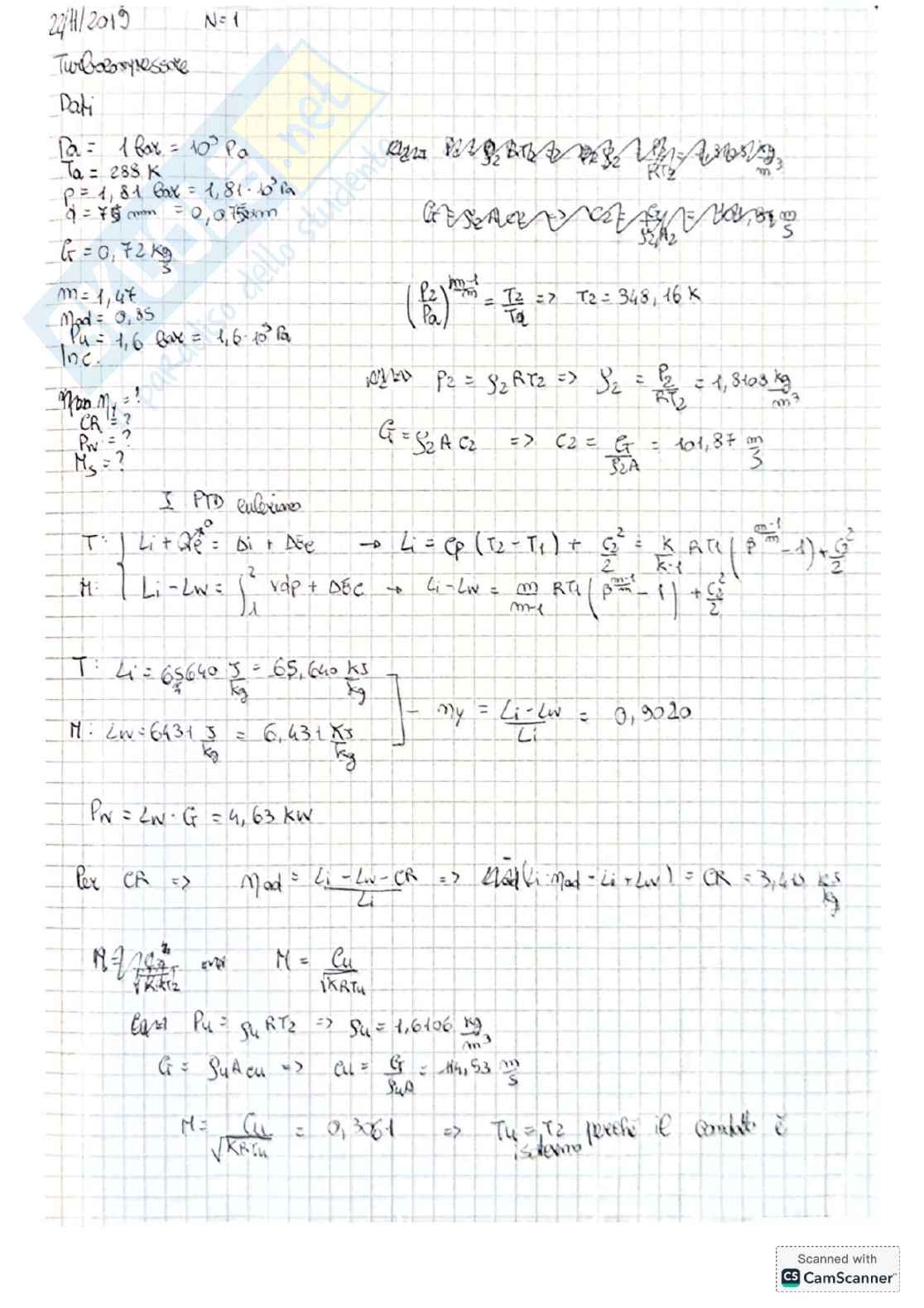Raccolta completa esercizi Sistemi energetici e macchine a fluido I - Prima parte Pag. 11