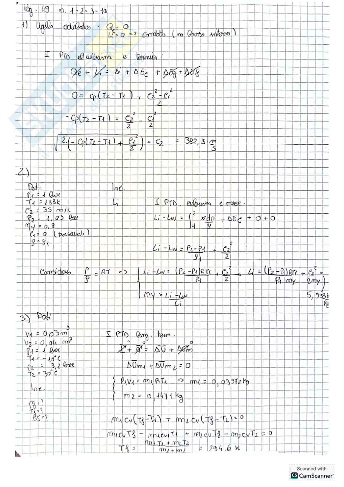Raccolta completa esercizi Sistemi energetici e macchine a fluido I - Prima parte Pag. 6