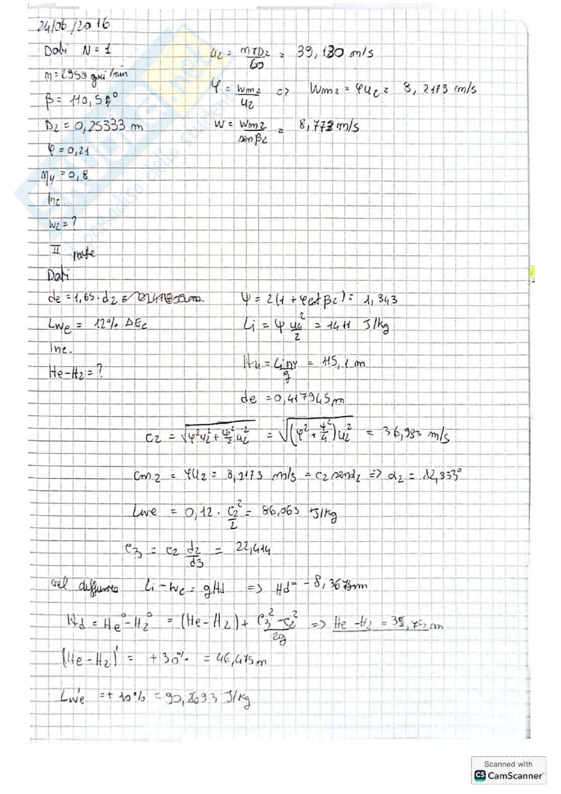 Raccolta completa esercizi Sistemi energetici e macchine a fluido I - Prima parte Pag. 66