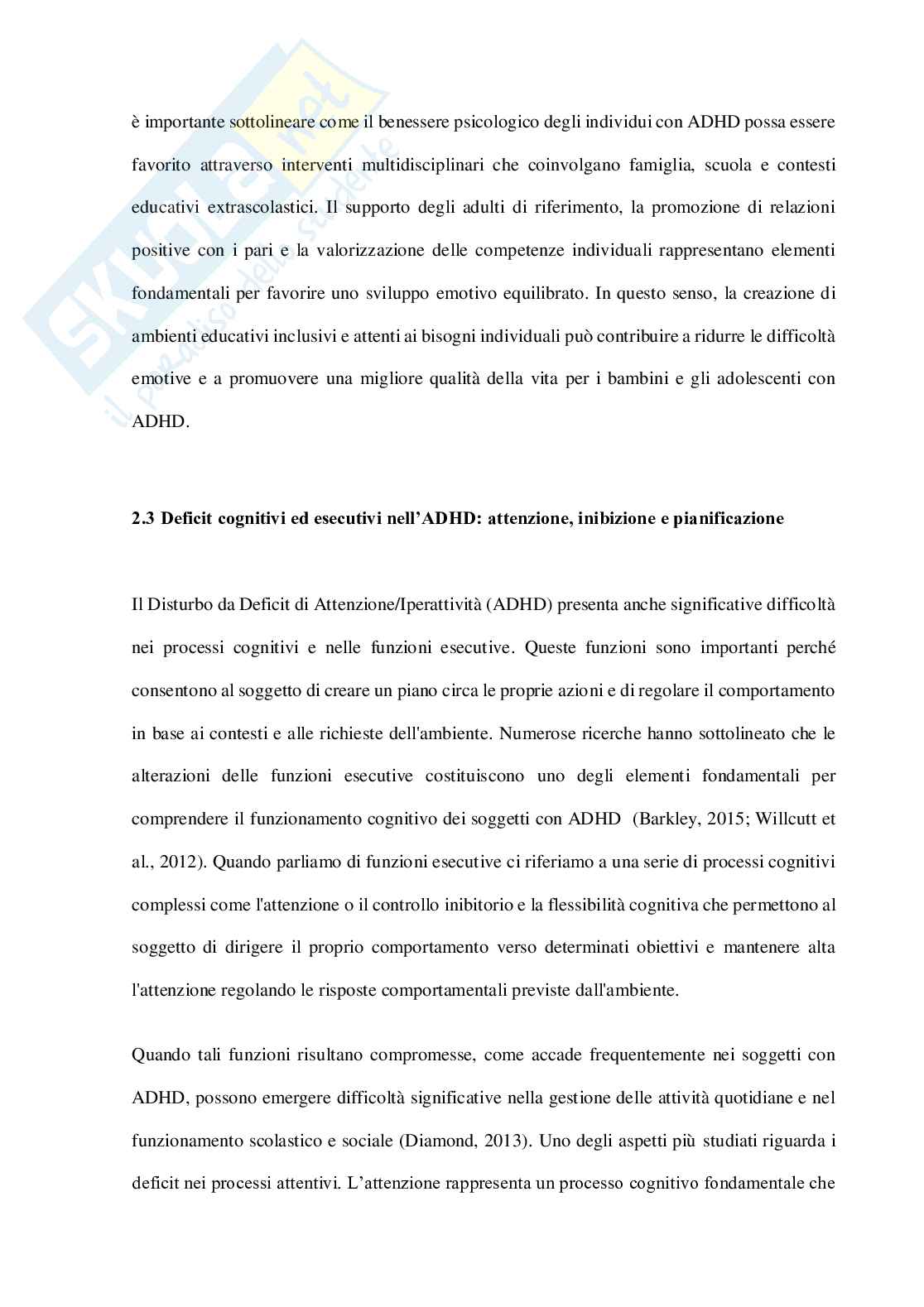 ADHD e sport: implicazioni psicologiche, benefici e applicazioni nella pratica sportiva Pag. 26