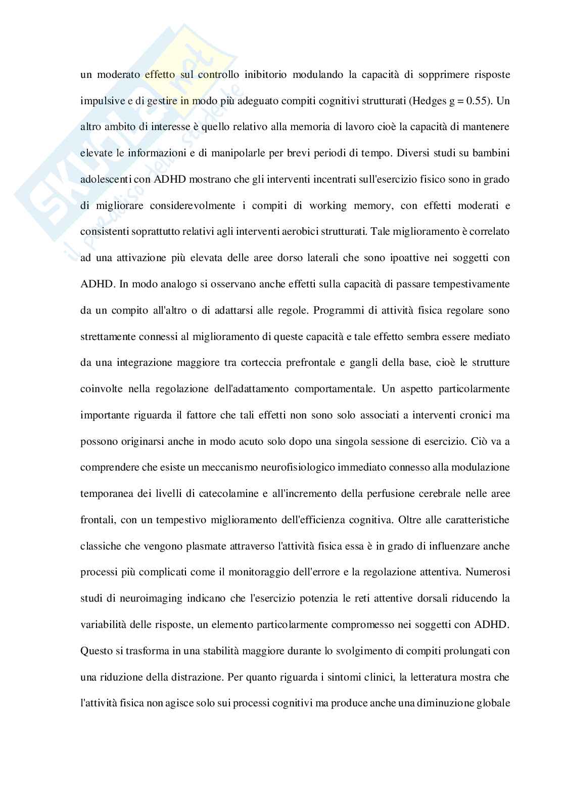 ADHD e sport: implicazioni psicologiche, benefici e applicazioni nella pratica sportiva Pag. 36