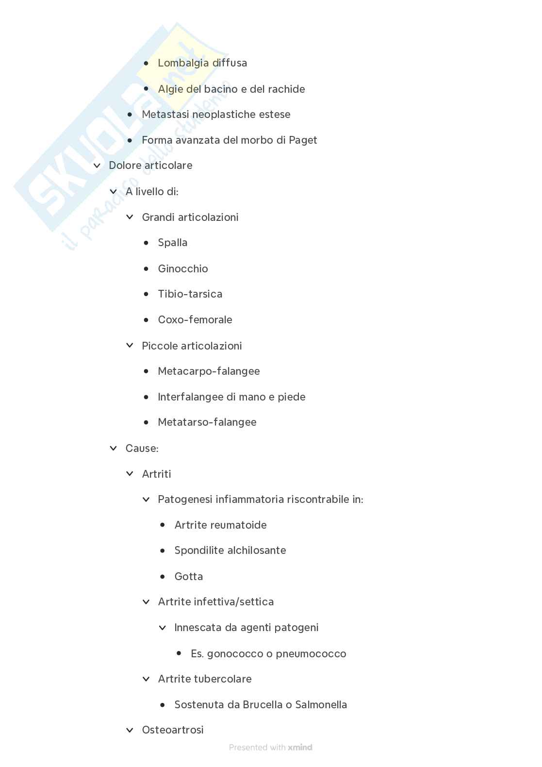 Semeiotica dell'apparato osteo-muscolo-articolare Pag. 2