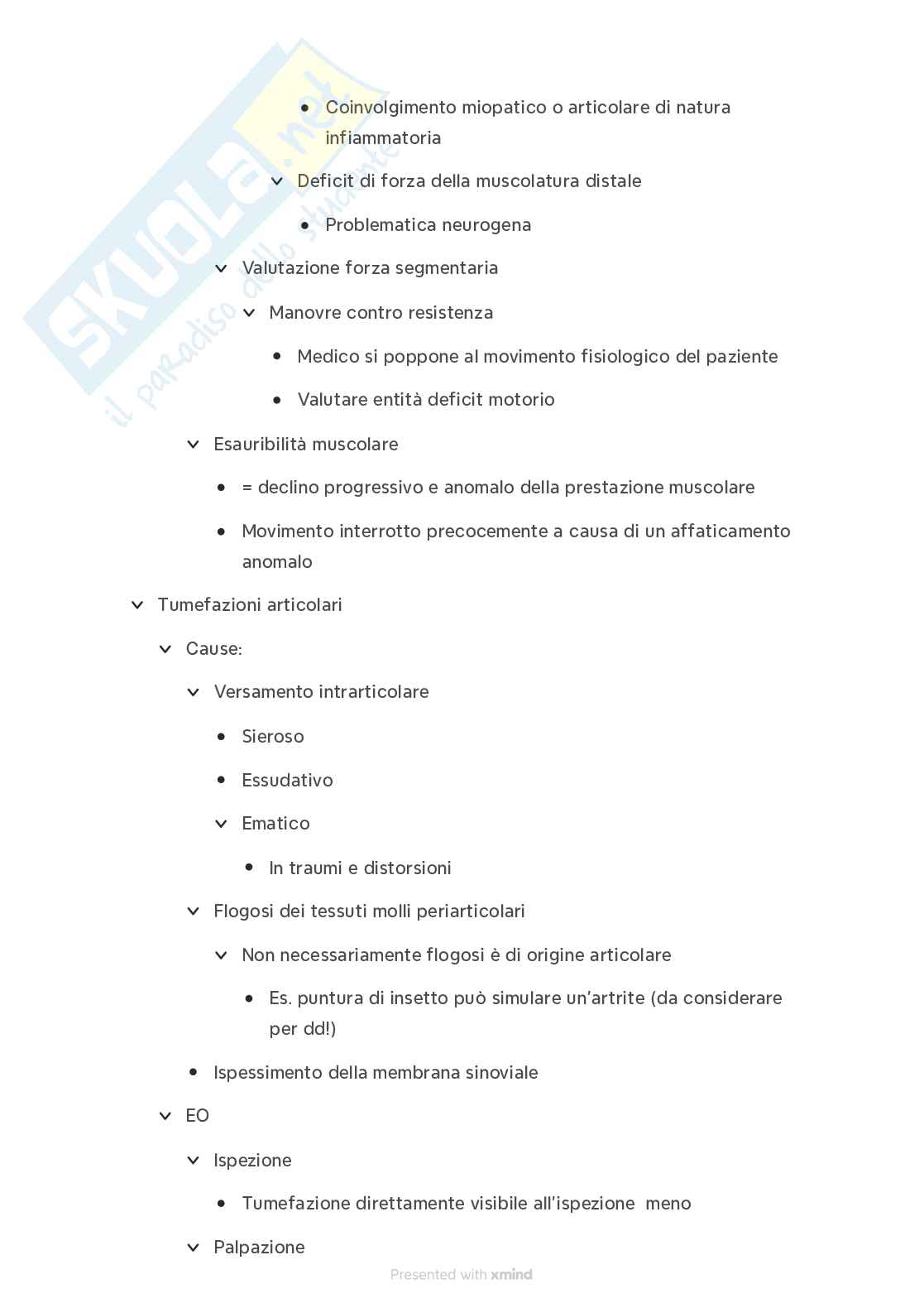 Semeiotica dell'apparato osteo-muscolo-articolare Pag. 6