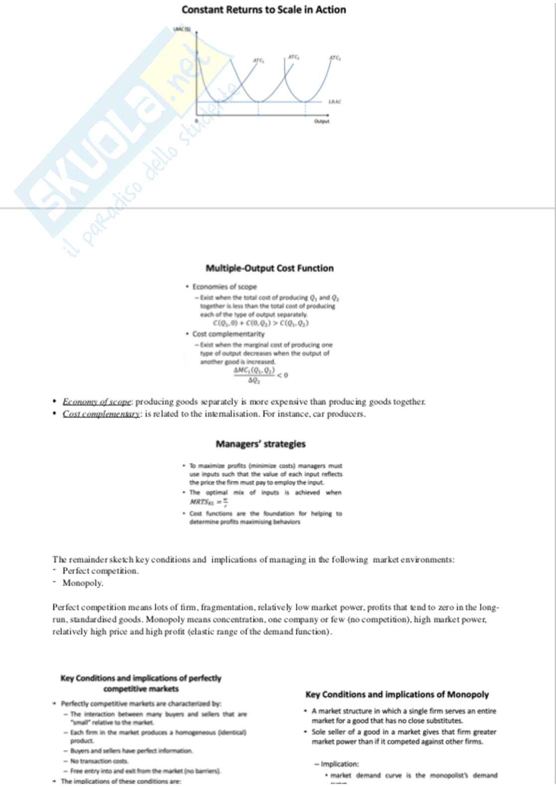 Managerial Economics Pag. 46
