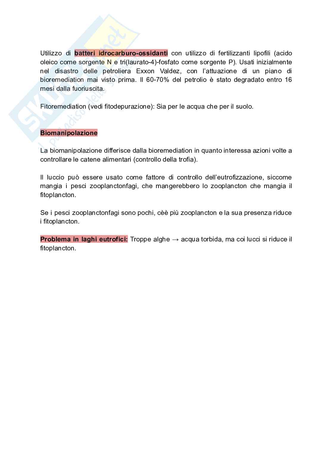 Appunti per l'esame di Metodologie di ecologia applicata Pag. 51