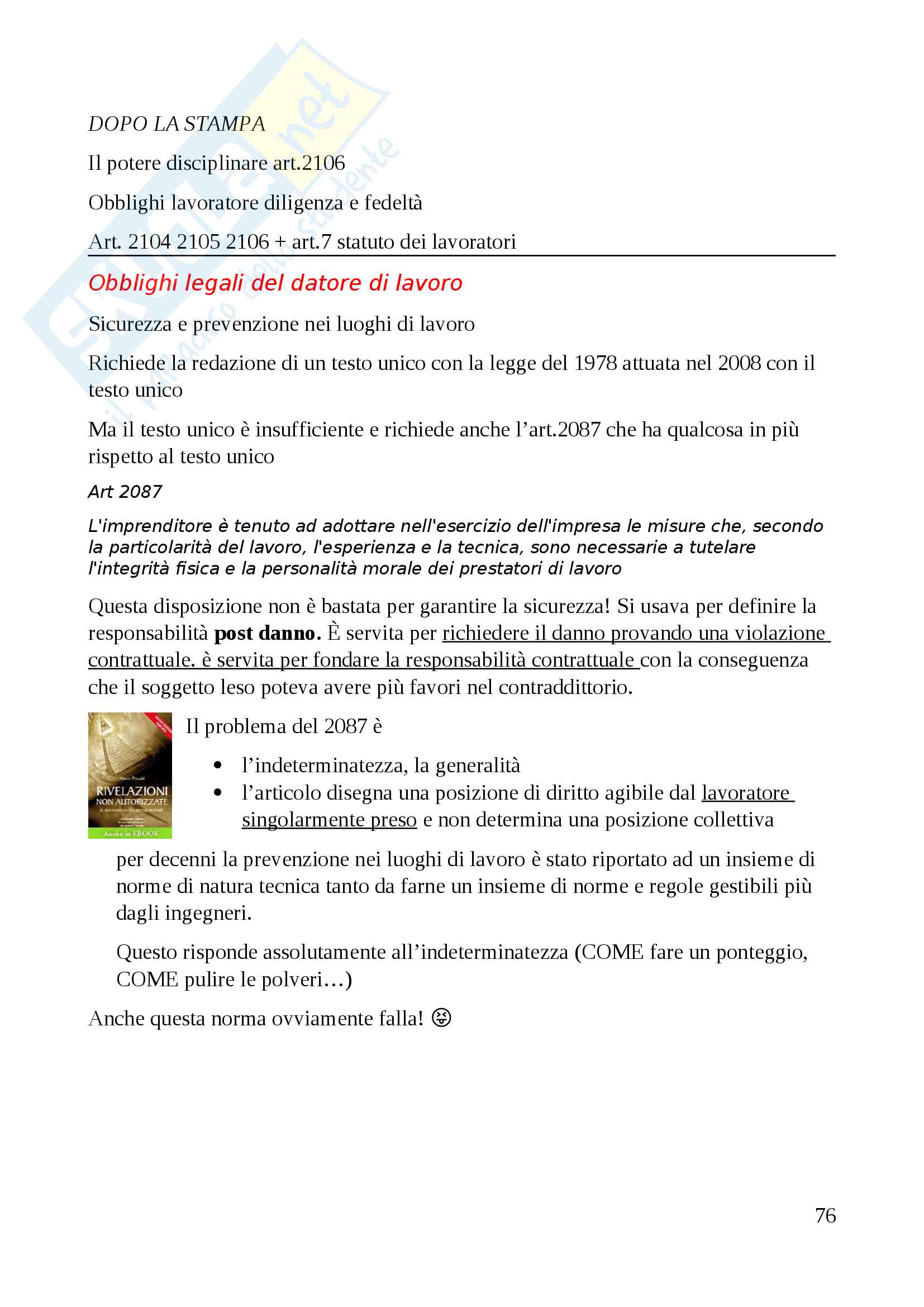 appunti diritto del lavoro Pag. 76