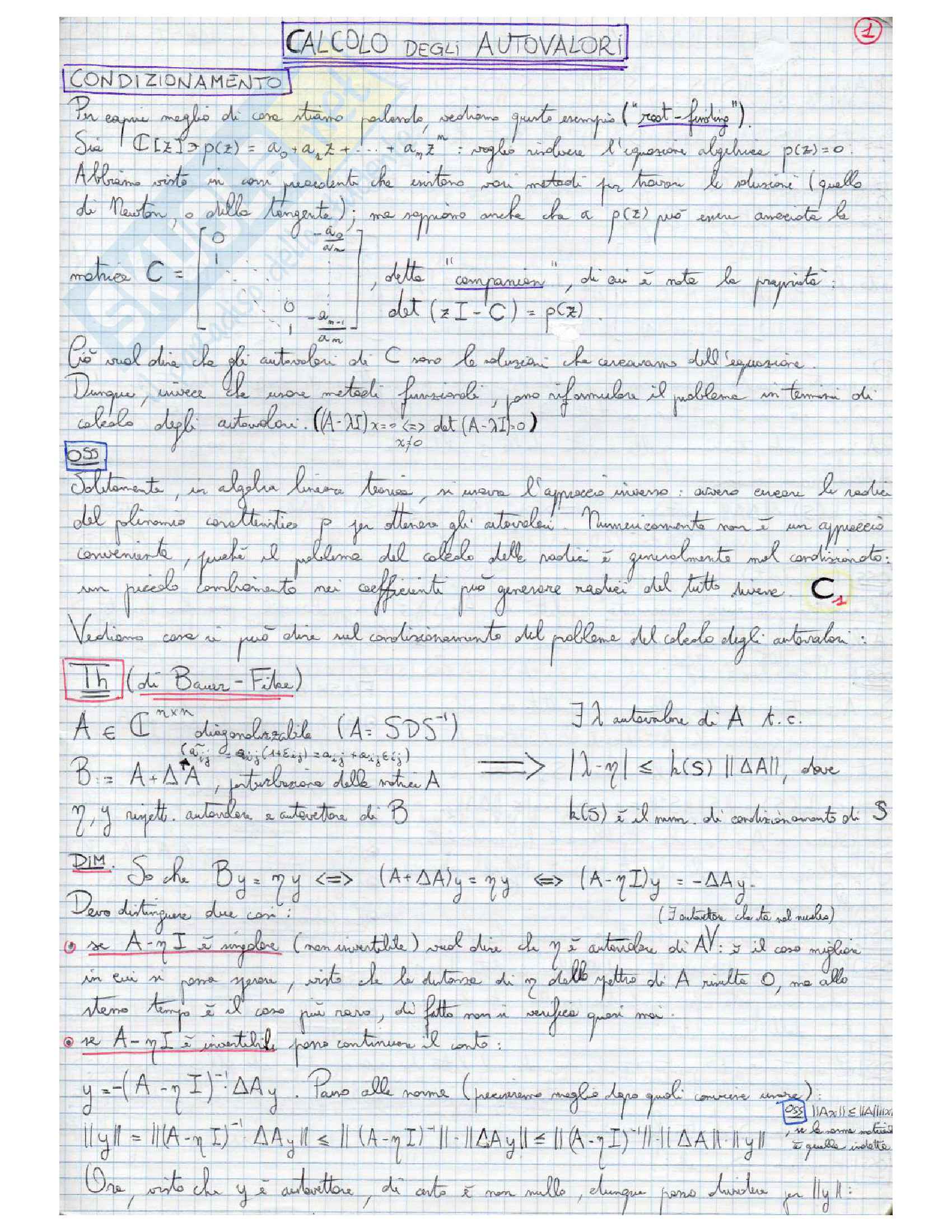 Calcolo Scientifico Pag. 1