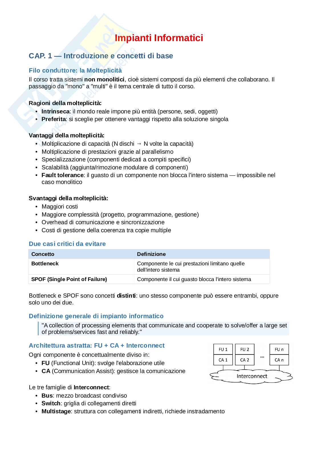 Impianti informatici Pag. 1