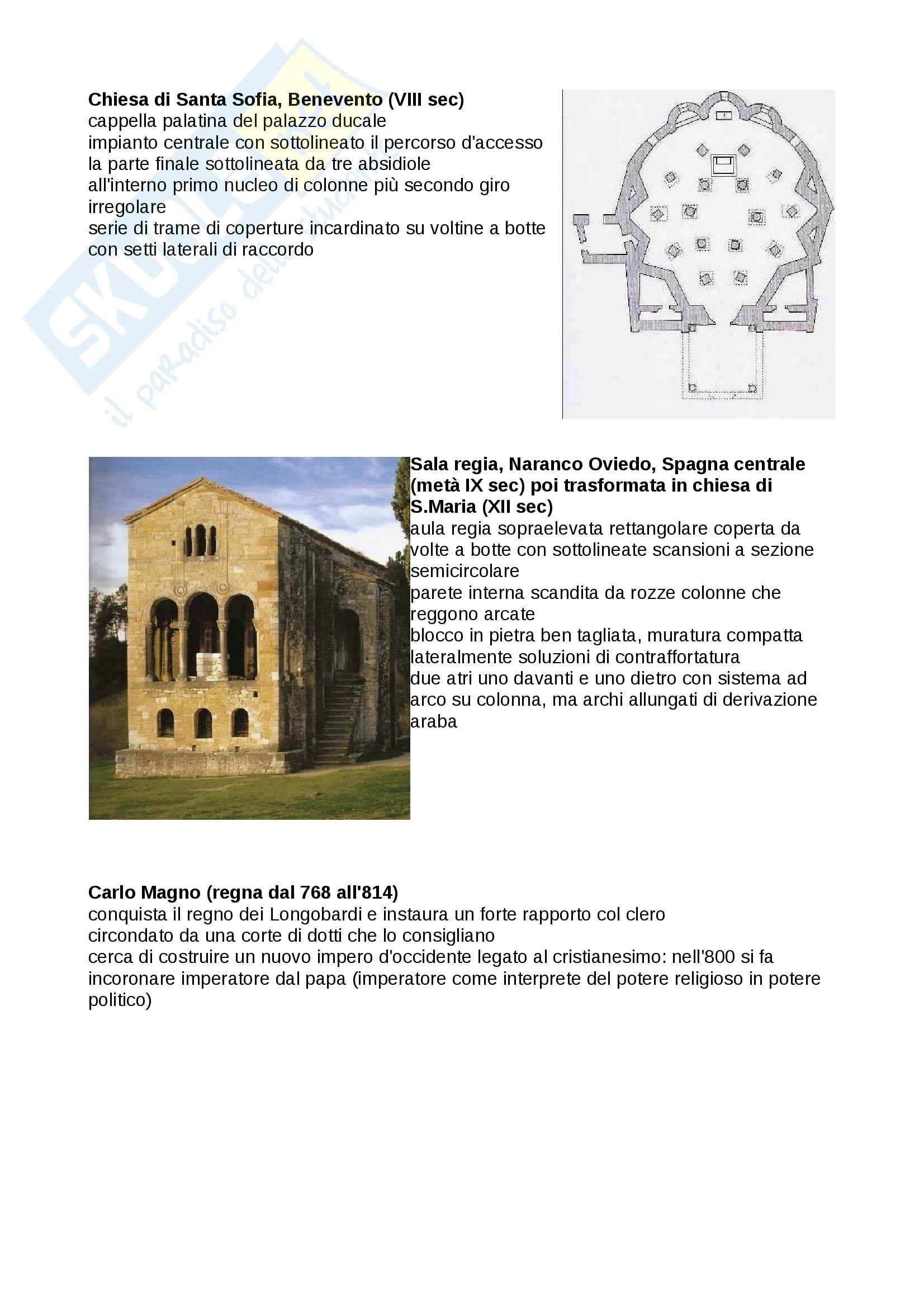 Storia dell'Architettura - dall'architettura carolingia al Gotico Pag. 2
