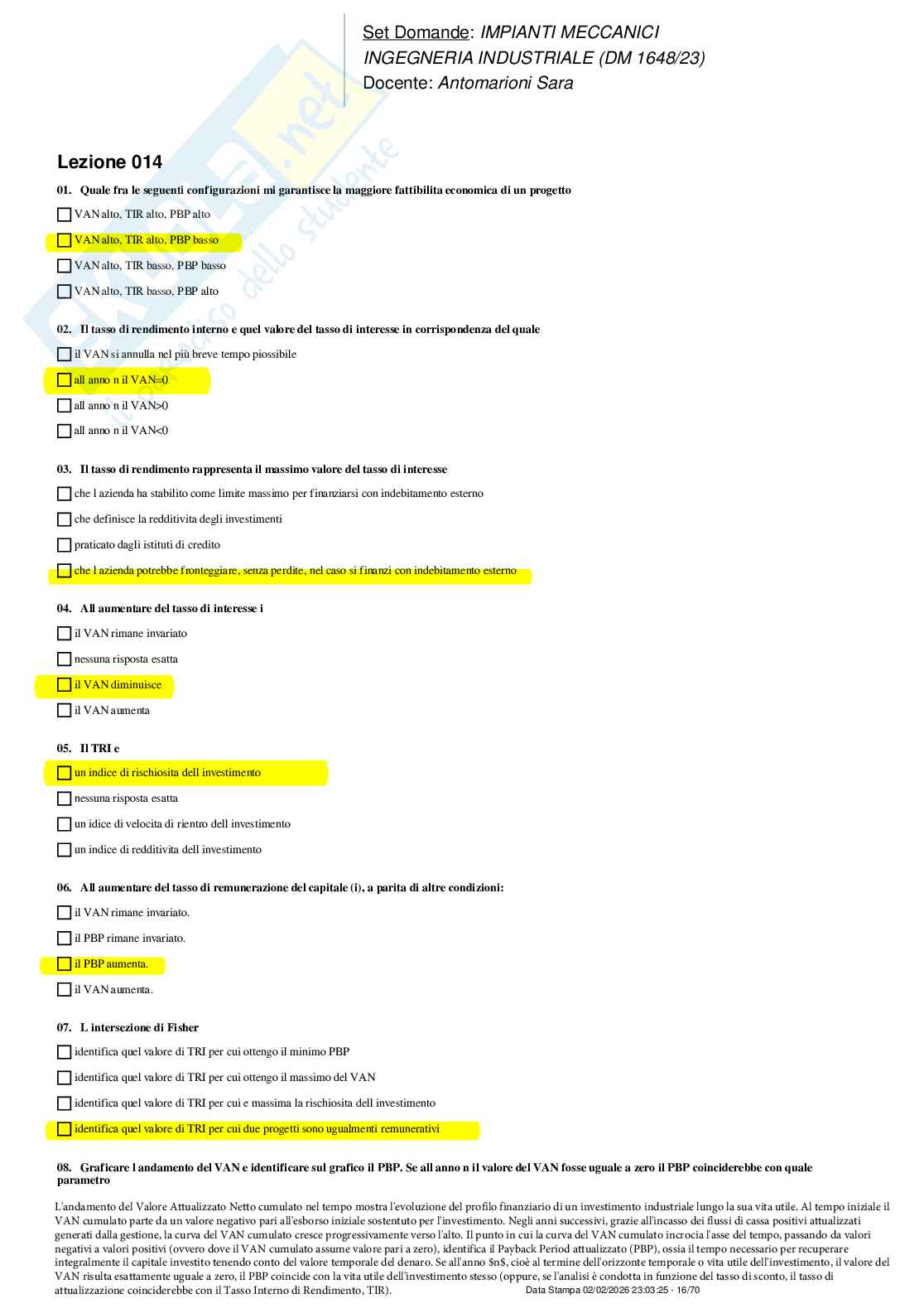 Paniere nuovo completo di Impianti meccanici (2026) Pag. 16