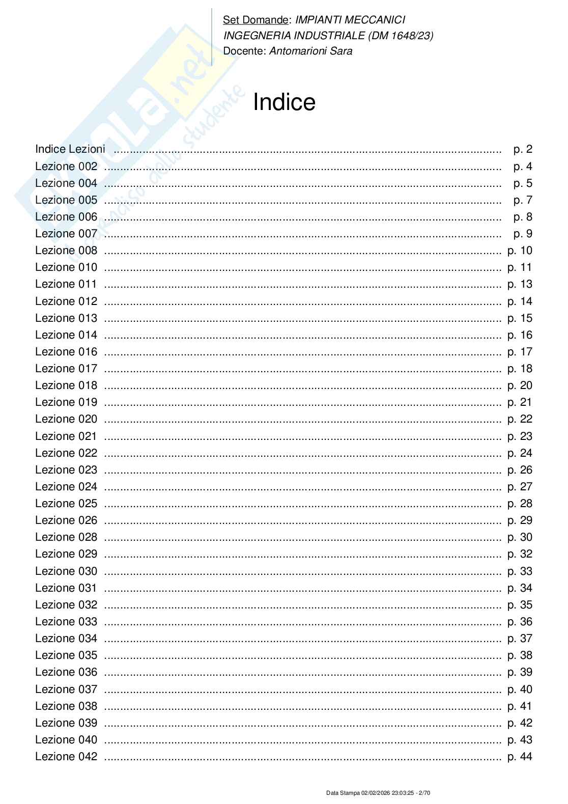 Paniere nuovo completo di Impianti meccanici (2026) Pag. 2