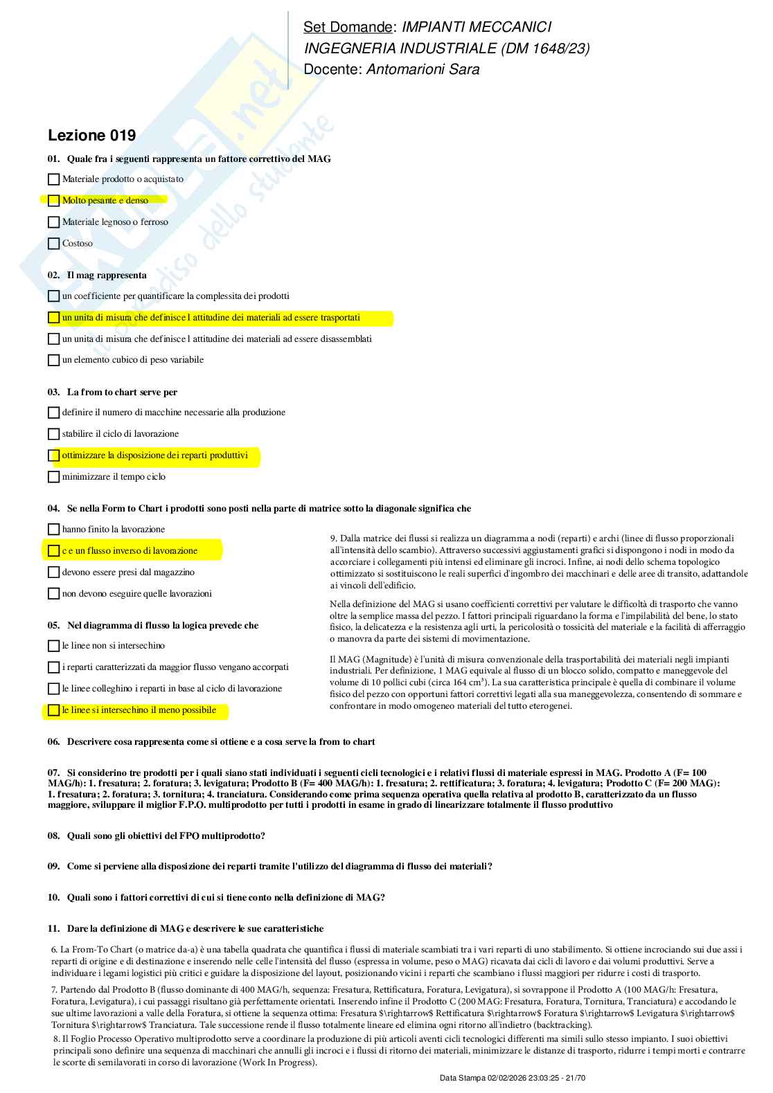 Paniere nuovo completo di Impianti meccanici (2026) Pag. 21
