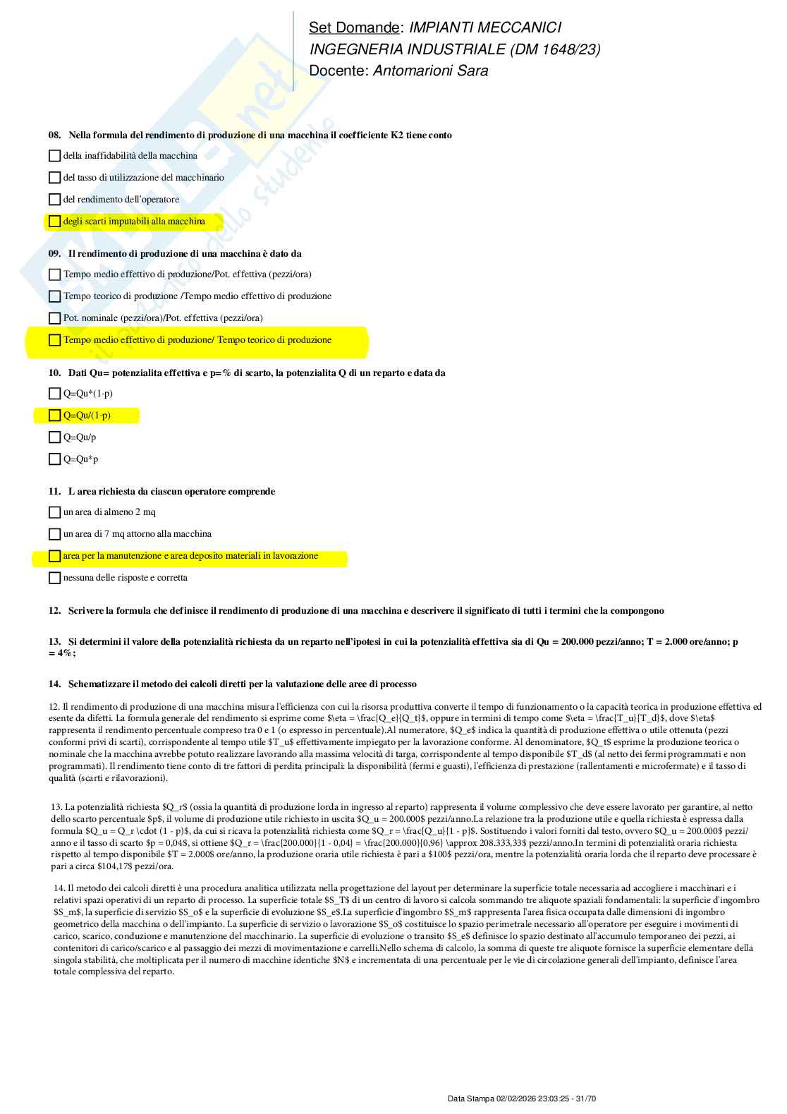Paniere nuovo completo di Impianti meccanici (2026) Pag. 31