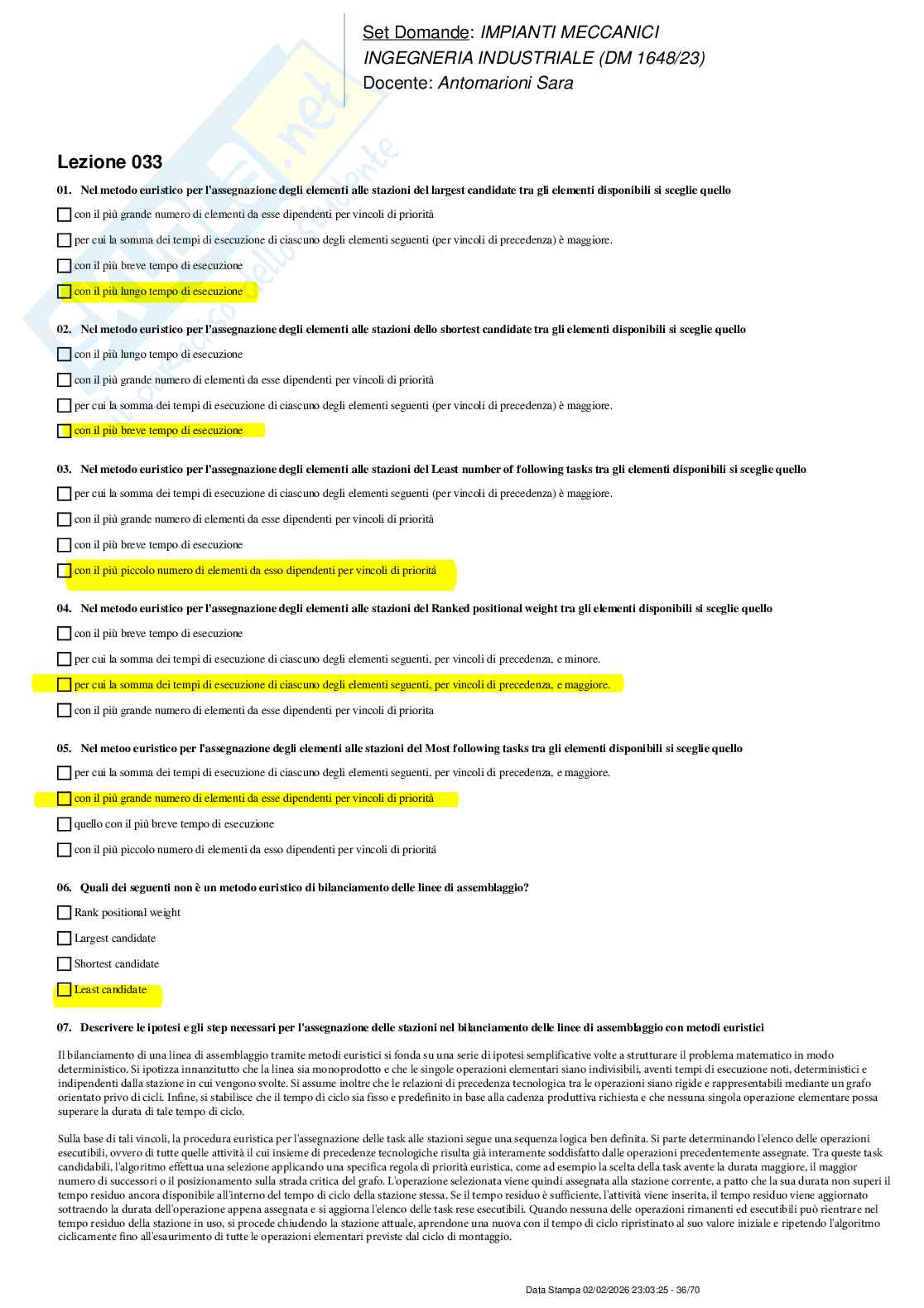 Paniere nuovo completo di Impianti meccanici (2026) Pag. 36