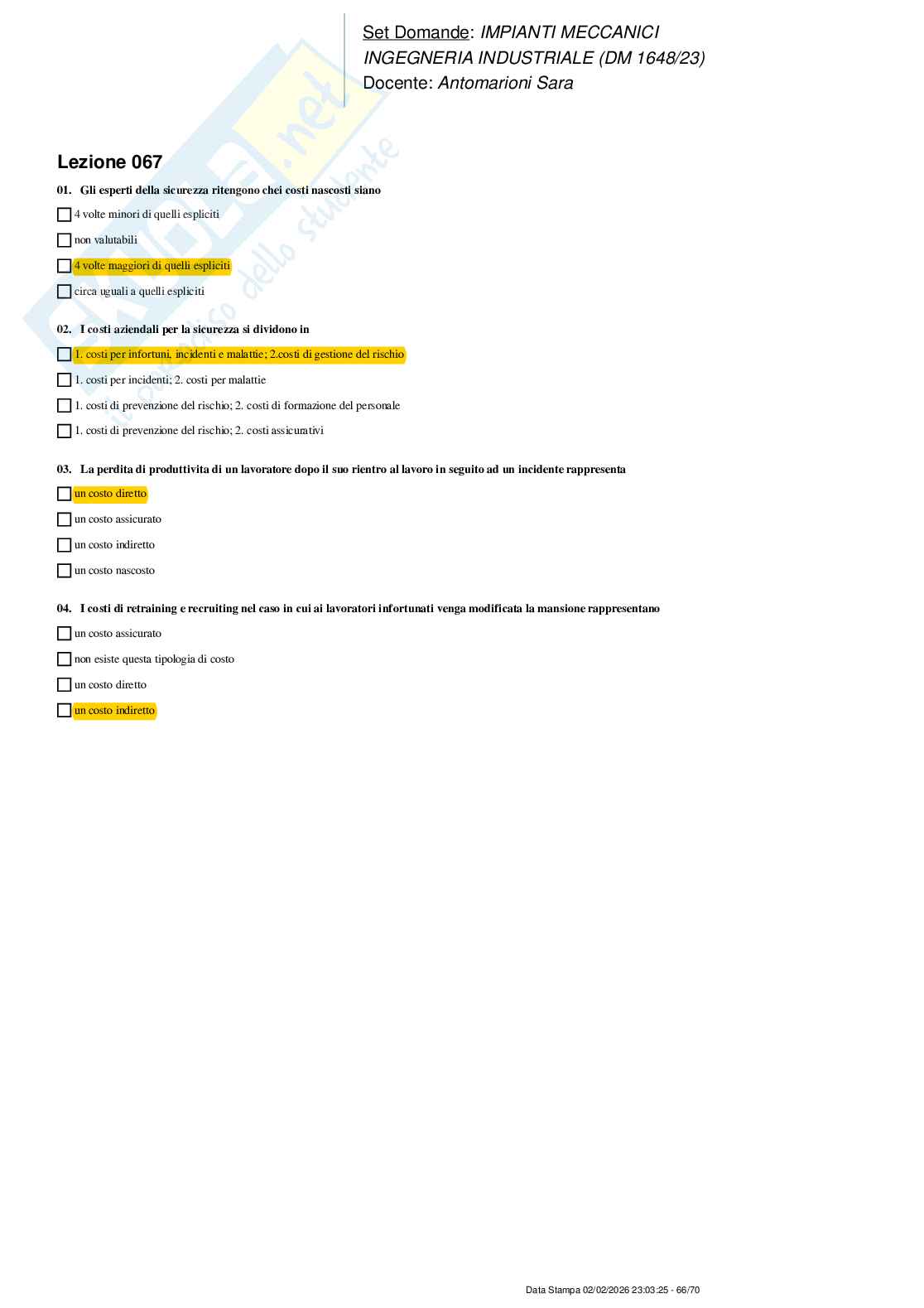 Paniere nuovo completo di Impianti meccanici (2026) Pag. 66