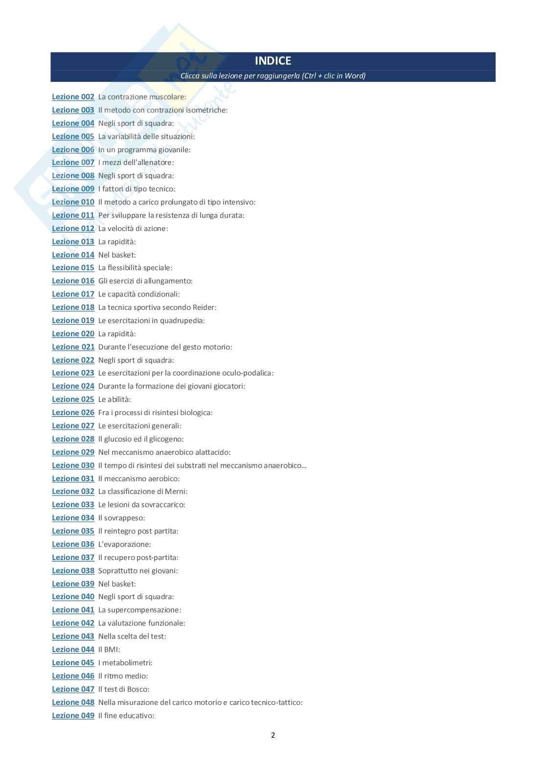 Didattica degli sport di squadra  Pag. 2