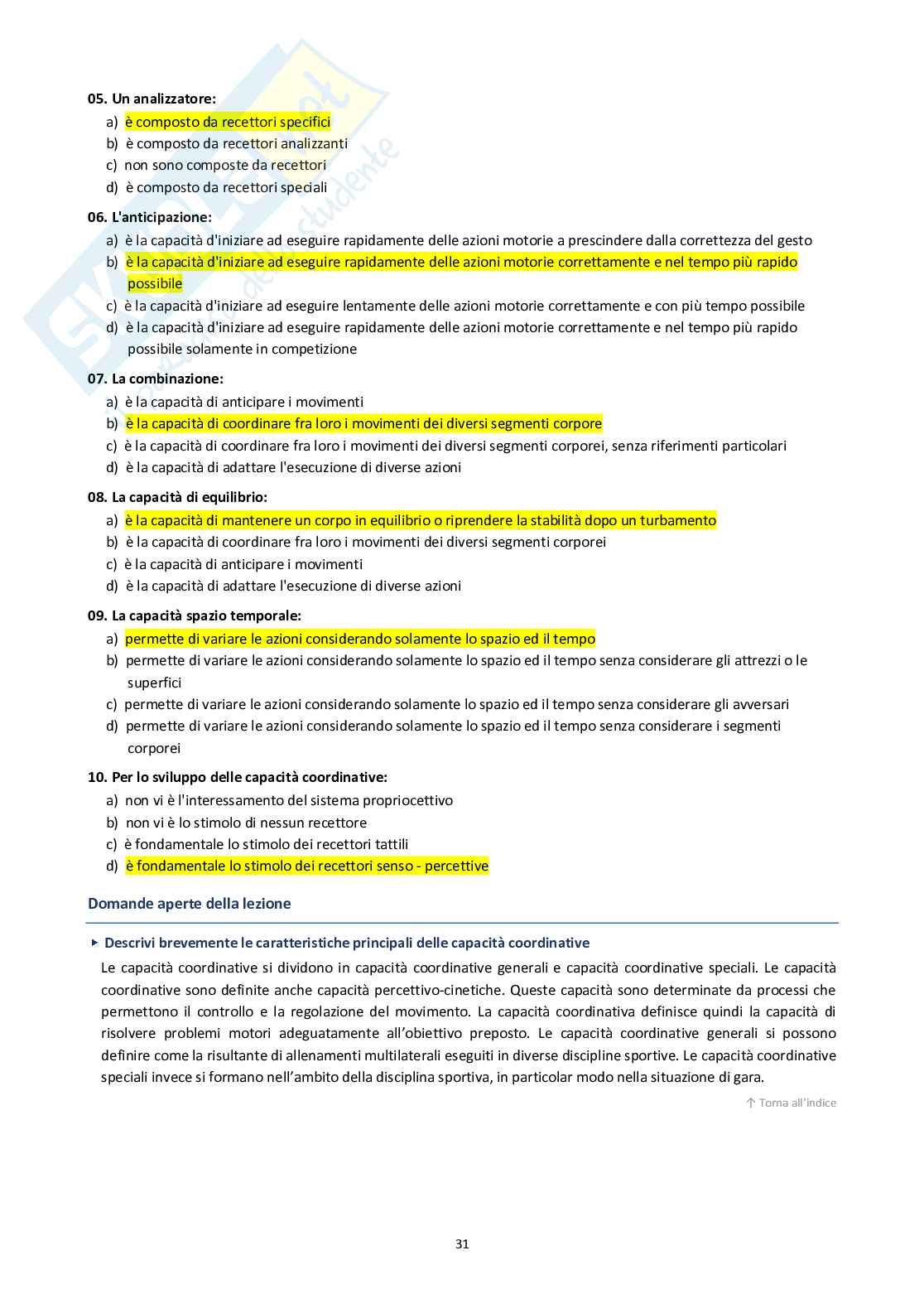 Didattica degli sport di squadra  Pag. 31